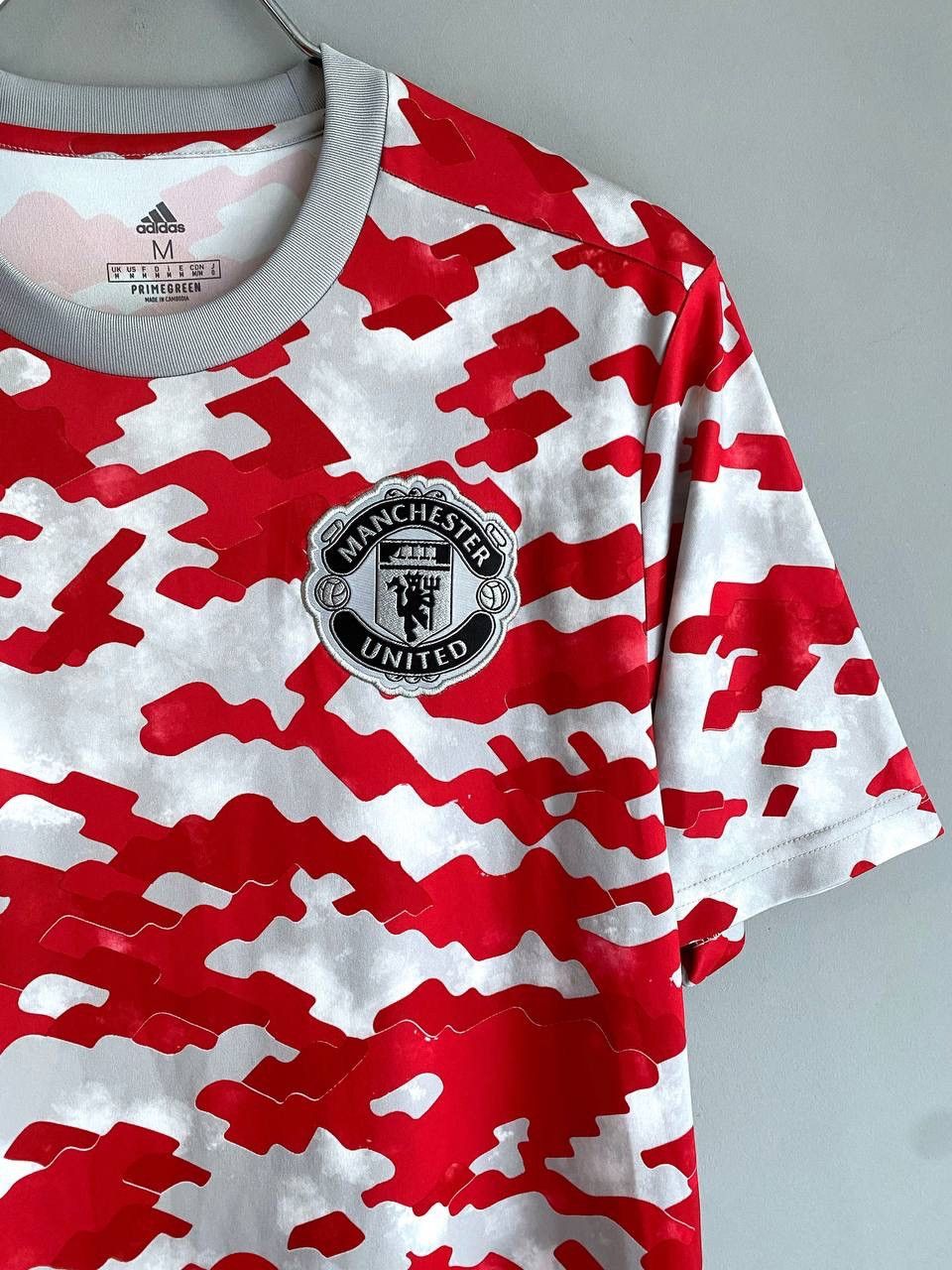 Adidas Manchester United 2021/22 Pre-match Soccer Jersey, M GR3914 Size US M / EU 48-50 / 2 - 5 Thumbnail