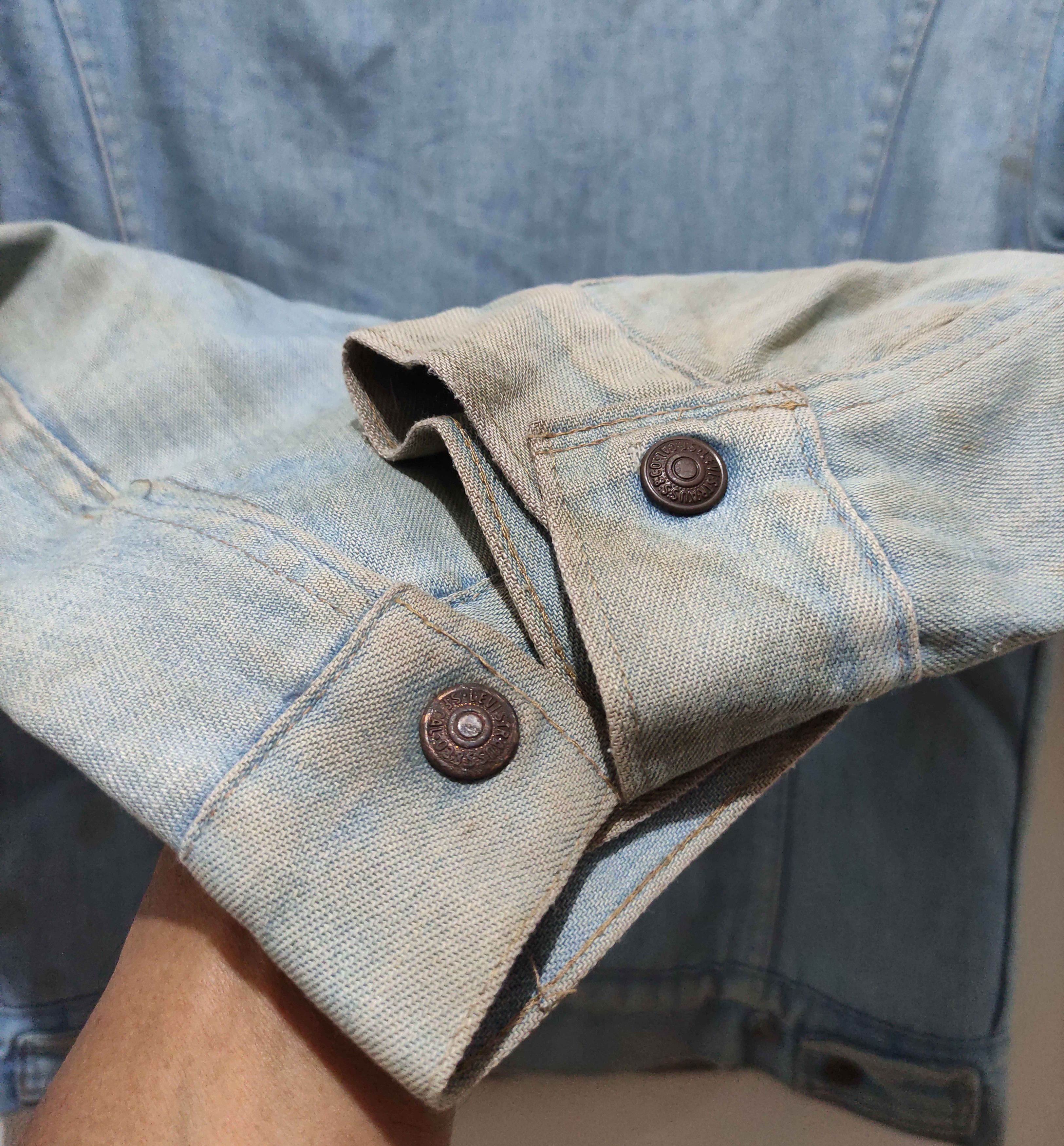 Levi's Vintage 1970's Levis Sherpa Lined Trucker Jacket Size US S / EU 44-46 / 1 - 17 Thumbnail