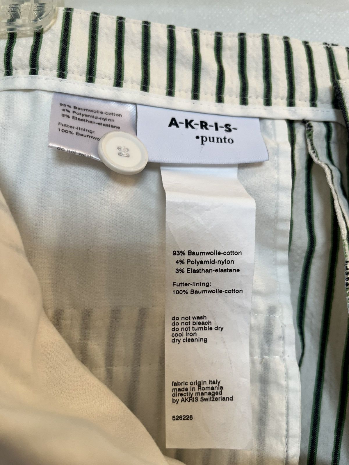 Akris Akris Punto women’s Seersucker Suit Size M / US 6-8 / IT 42-44 - 16 Thumbnail