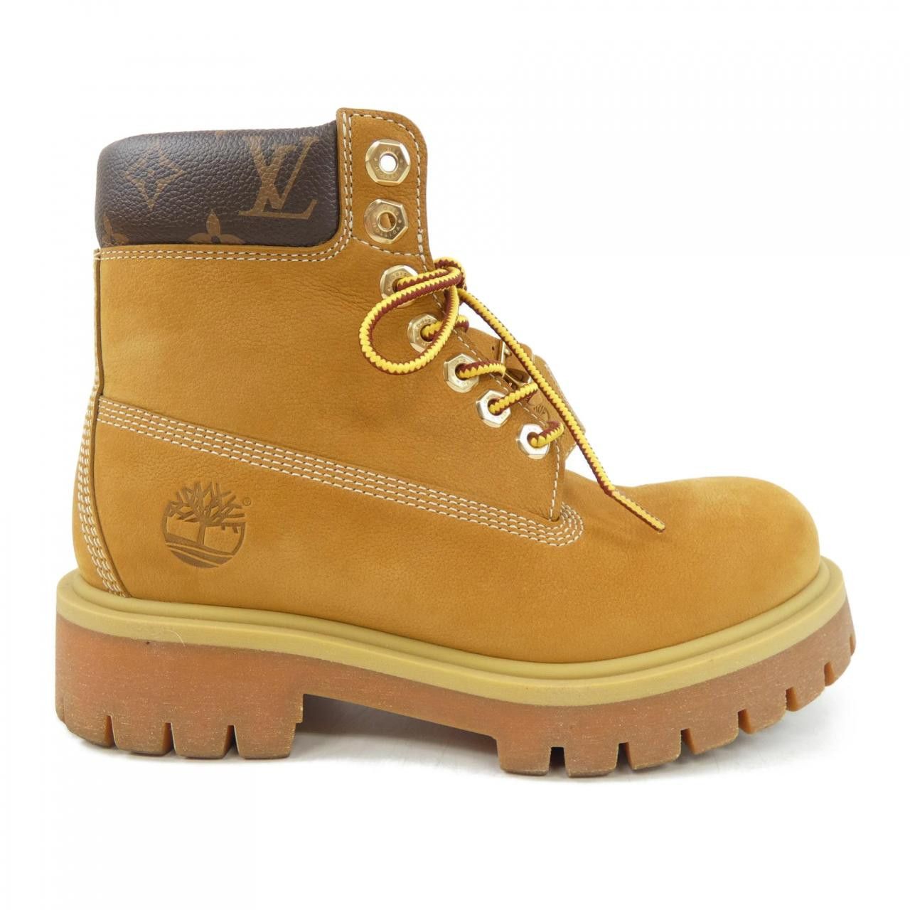Louis Vuitton Louis Vuitton Louis Vuitton LVxTIMBERLAND Ankle Boots Leather Shoes DUTY FREE for USA Size ONE SIZE - 1 Thumbnail
