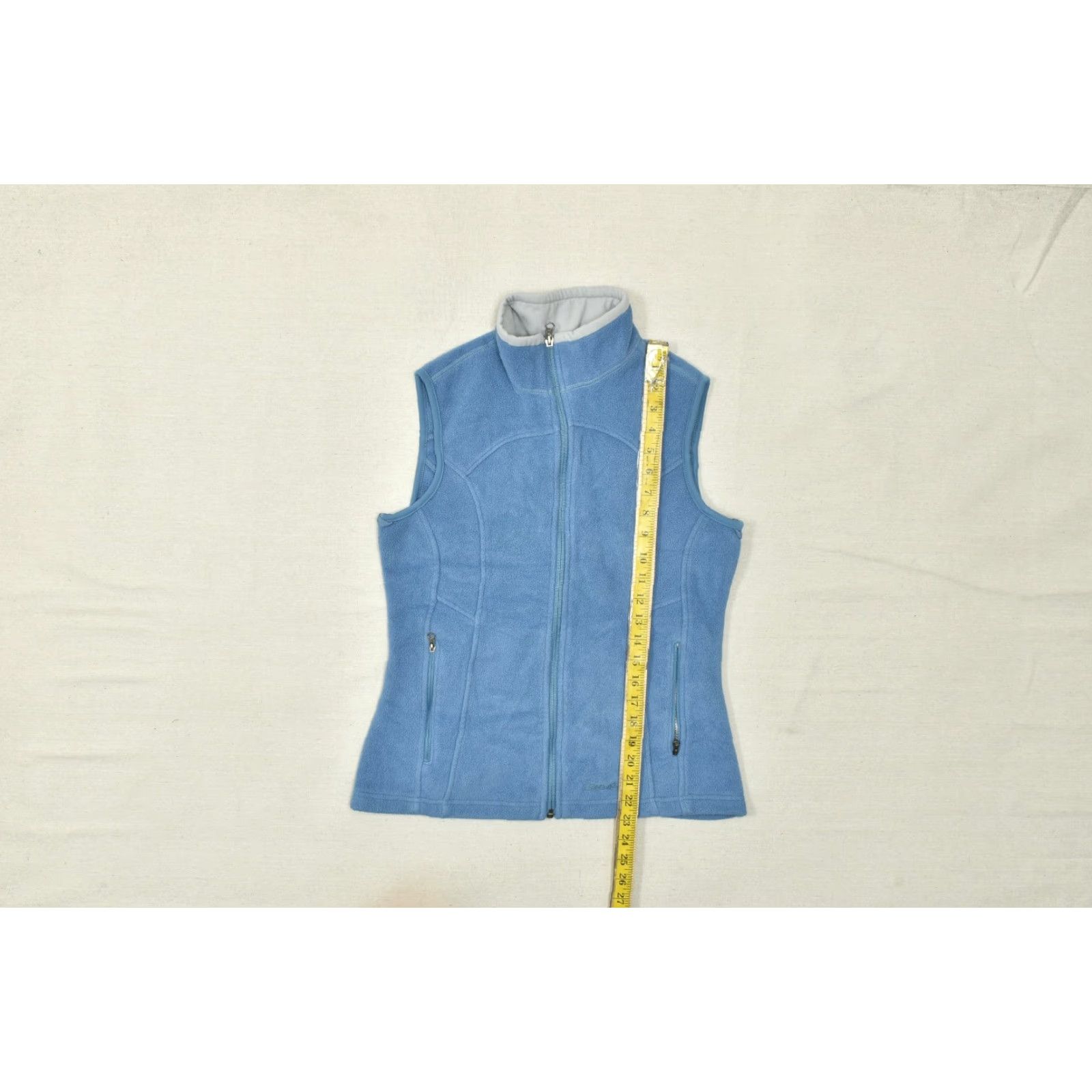 Eddie Bauer Eddie Bauer Women Vest Small Blue Fleece Sleeveless Full Zip Womens Size S / US 4 / IT 40 - 3 Thumbnail