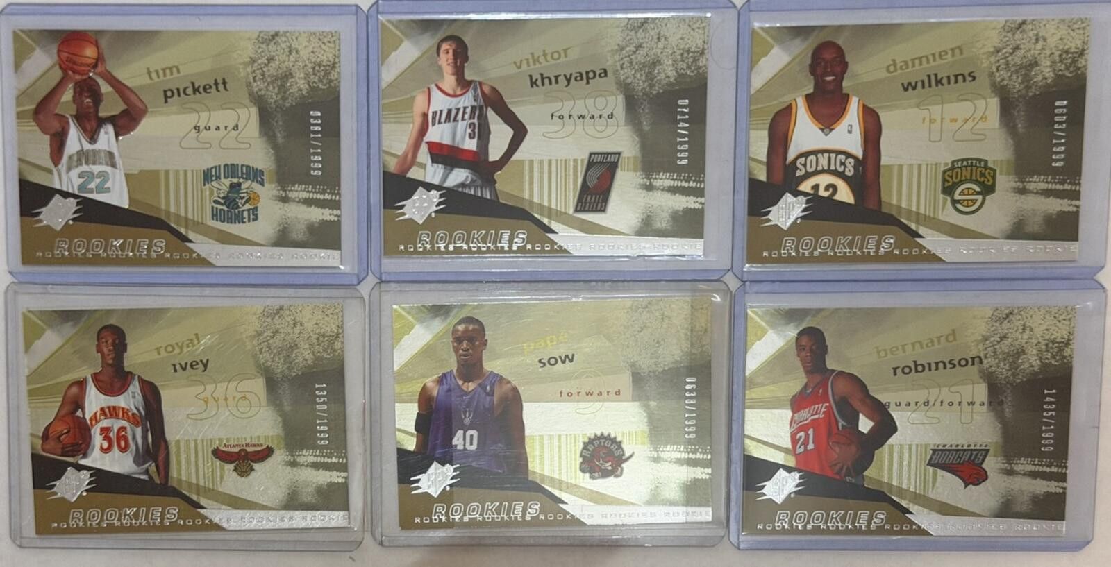 Other 2004-05 Upper Deck SPx Rookies Lot /1999 - 6 Cards Size ONE SIZE - 2 Thumbnail
