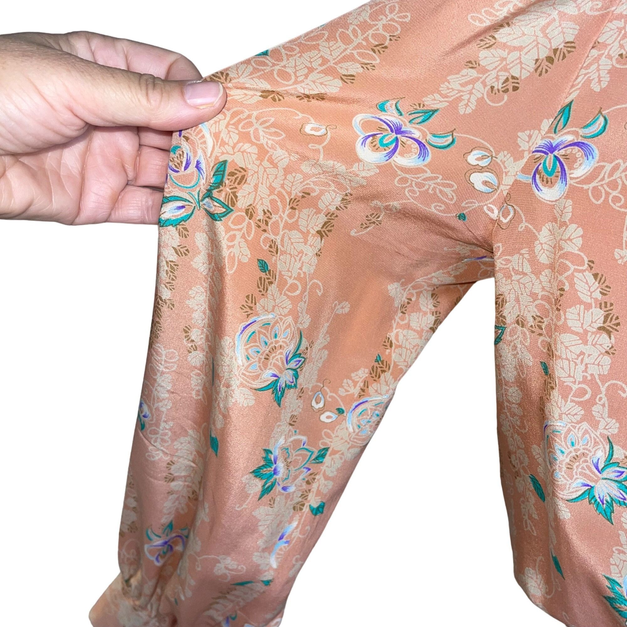 Dls International Vintage Womens Skirt Blouse Set Size 14
