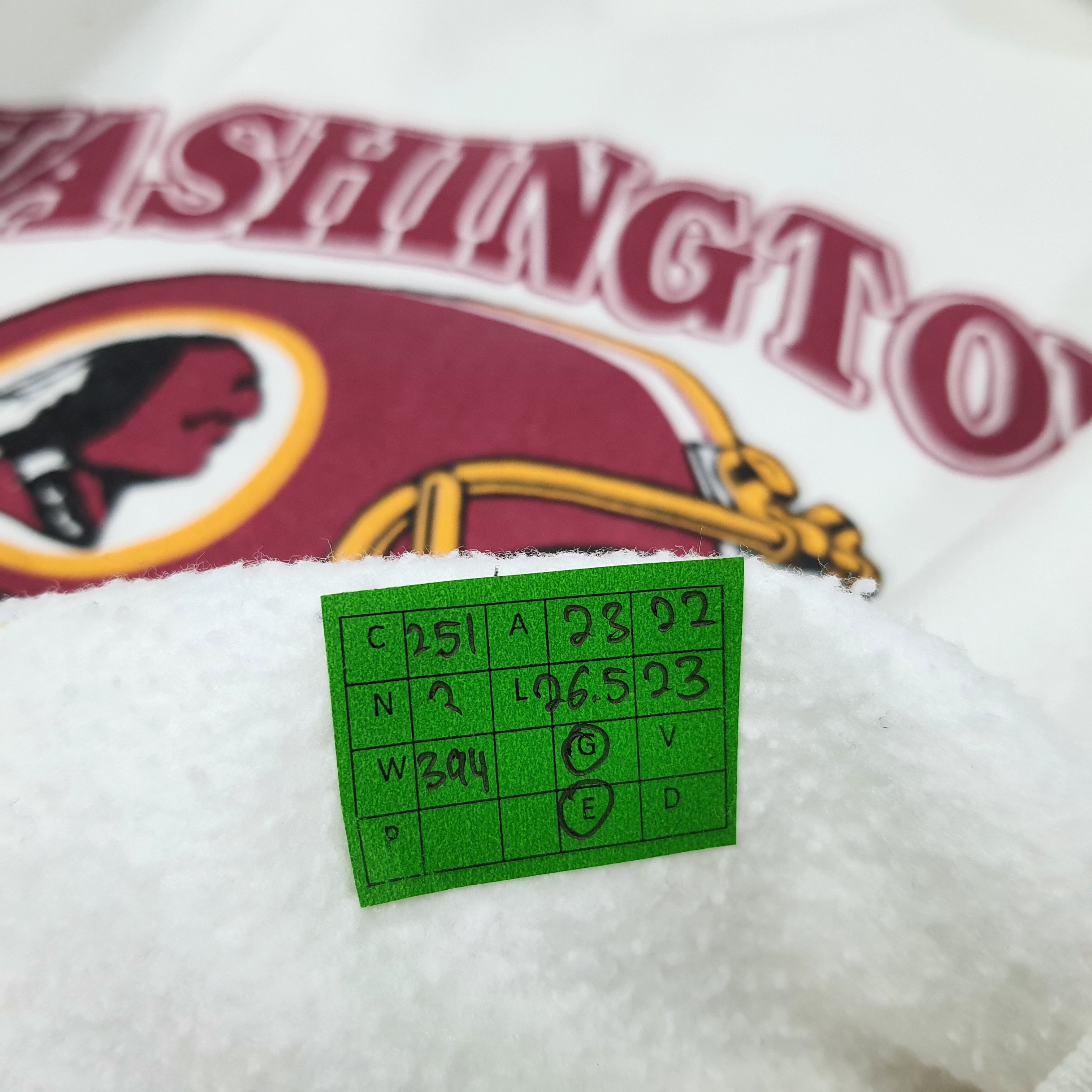NFL Vintage Washington Redskin Football Team Sweatshirt C251N2 Size US L / EU 52-54 / 3 - 7 Thumbnail