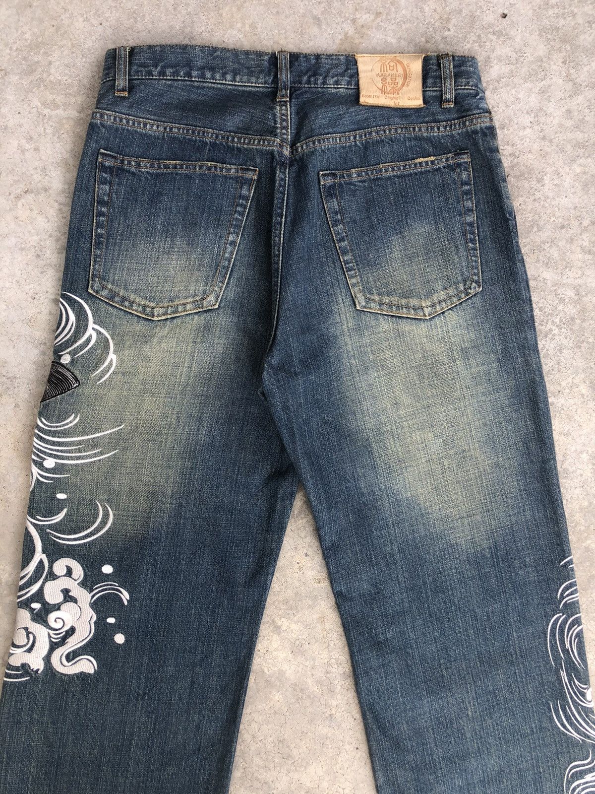 Karakuri Tamashii Karakuri Tamashii Embroidered Jeans Distressed Size US 32 / EU 48 - 8 Thumbnail