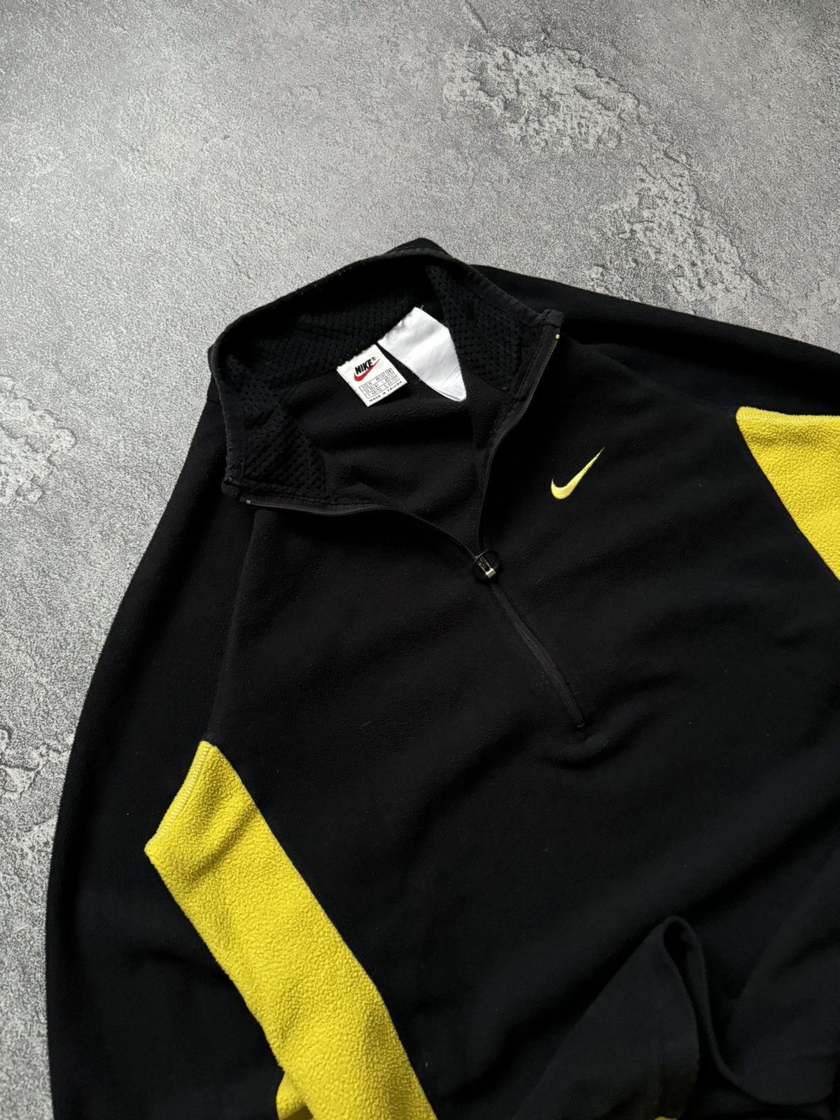 Nike × Nike ACG × Vintage Nike M vintage swoosh fleece 1/4 zip jacket long sleeve 90s Size US M / EU 48-50 / 2 - 2 Thumbnail