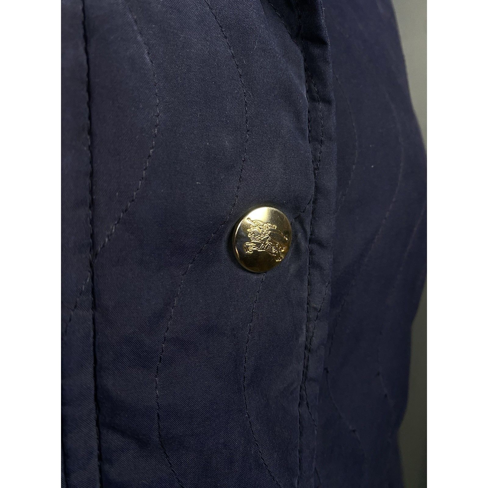 Burberry Burberry Nova Check Lining Vintage Women's Blue Quilted Jack Size XL / US 12-14 / IT 48-50 - 9 Thumbnail