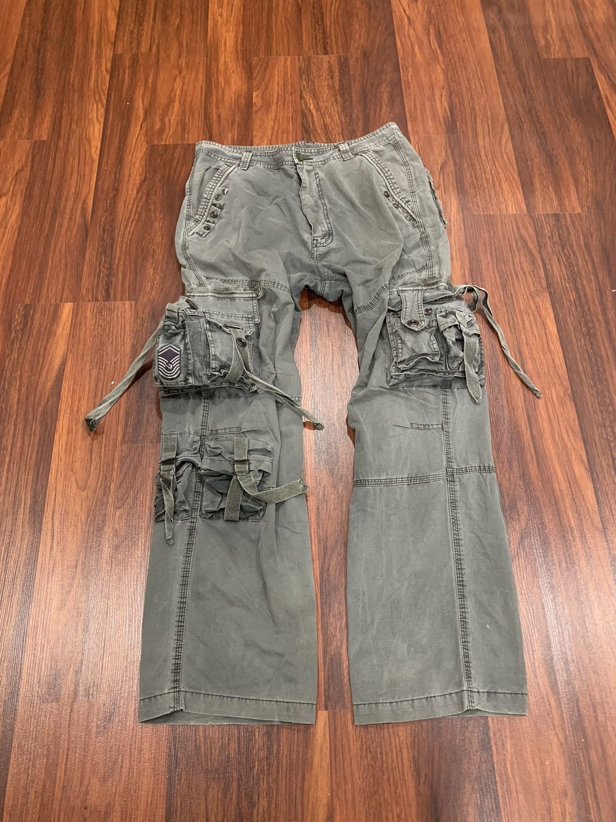 If Six Was Nine × Japanese Brand Grey Multipocket Cargo Pants Size US 32 / EU 48 - 1 Thumbnail