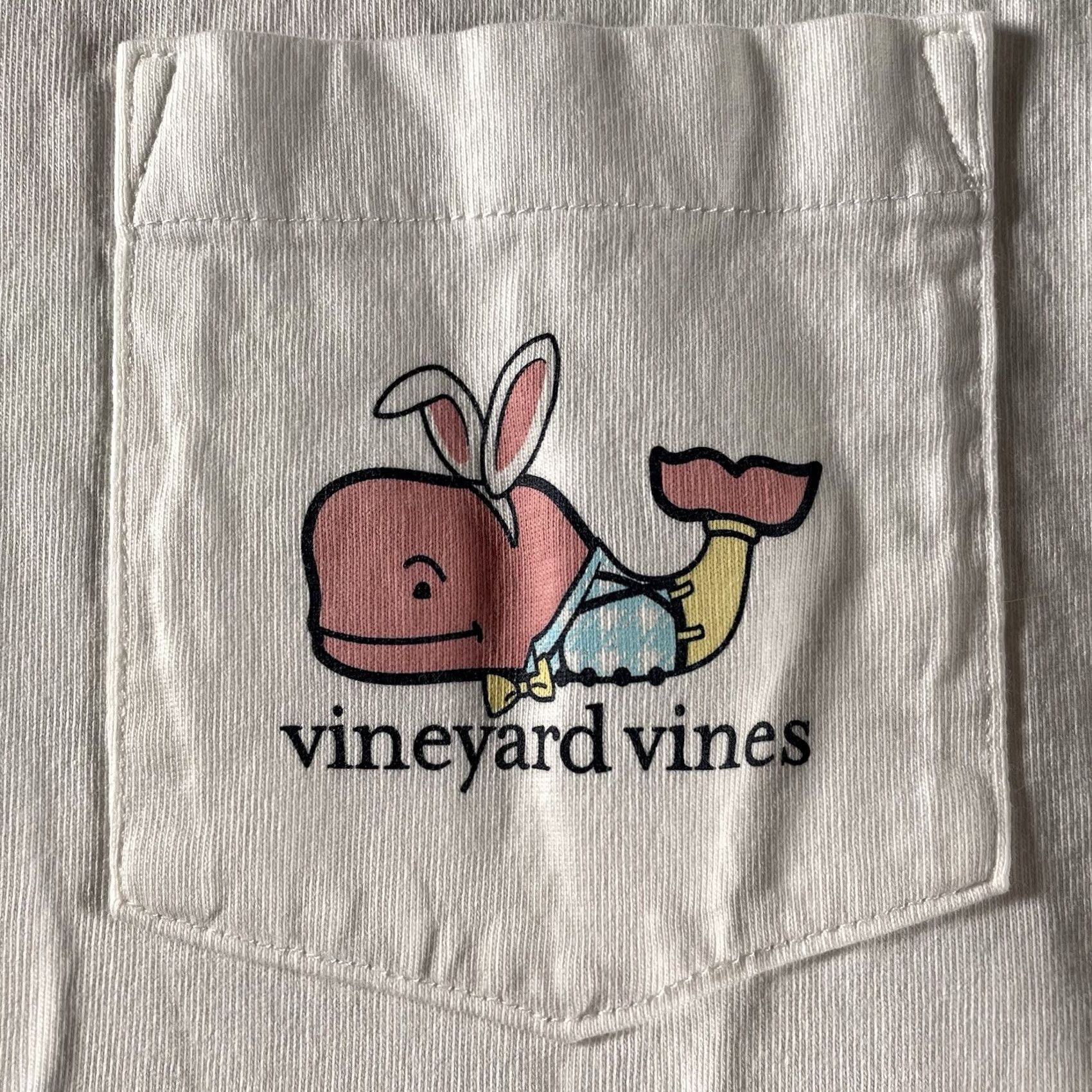 Vineyard Vines Vineyard Vines Shirt Men’s M Easter Happy White Pocket Long Sleeve Crew Neck Size US M / EU 48-50 / 2 - 5 Thumbnail