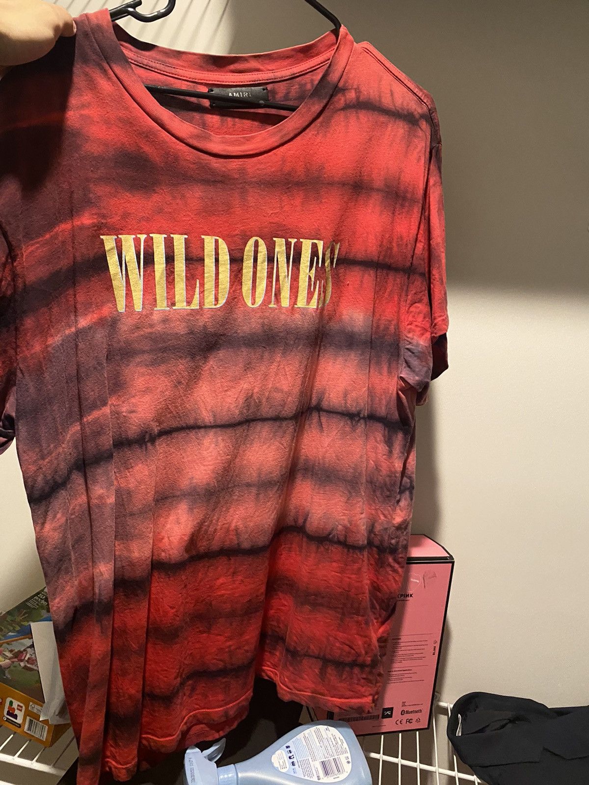 image of Amiri Wild One Tshirt in Red, Men's (Size 2XL)