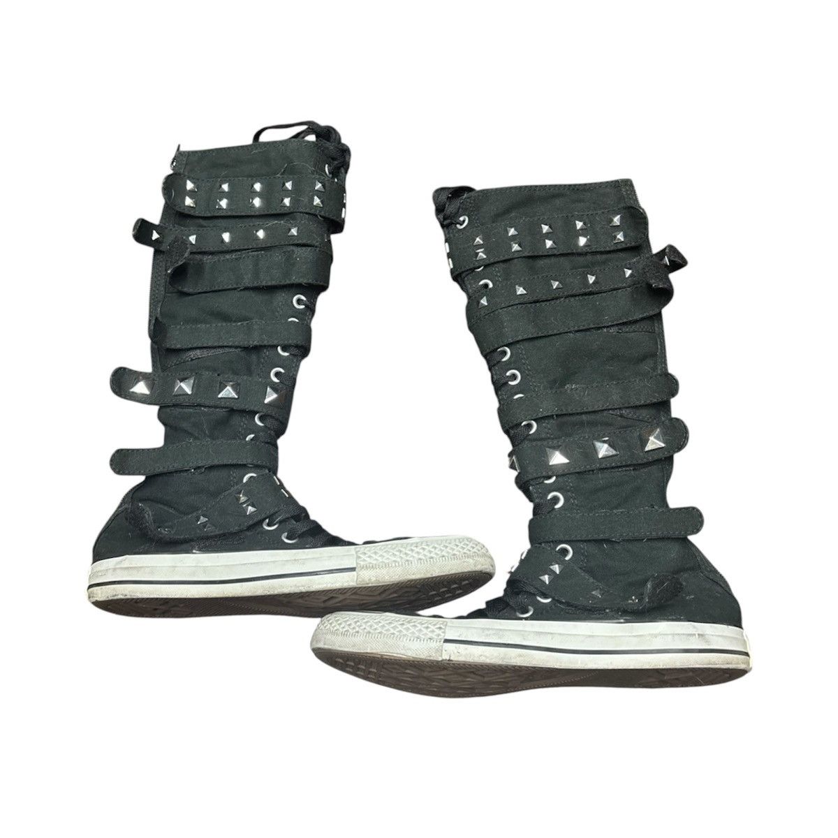Converse rare 2011 xxhi knee high converse studs and straps Size US 9 / IT 39 - 2 Thumbnail