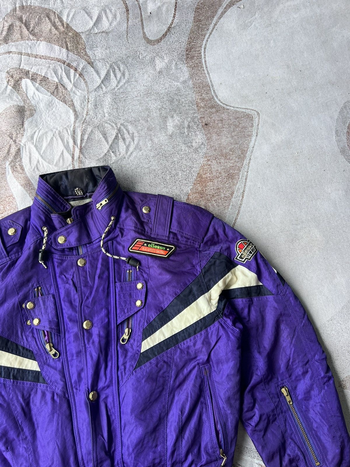 Ellesse × Goldwin × Vintage Vintage Ellese By Goldwin Jacket Ski Size US L / EU 52-54 / 3 - 3 Thumbnail