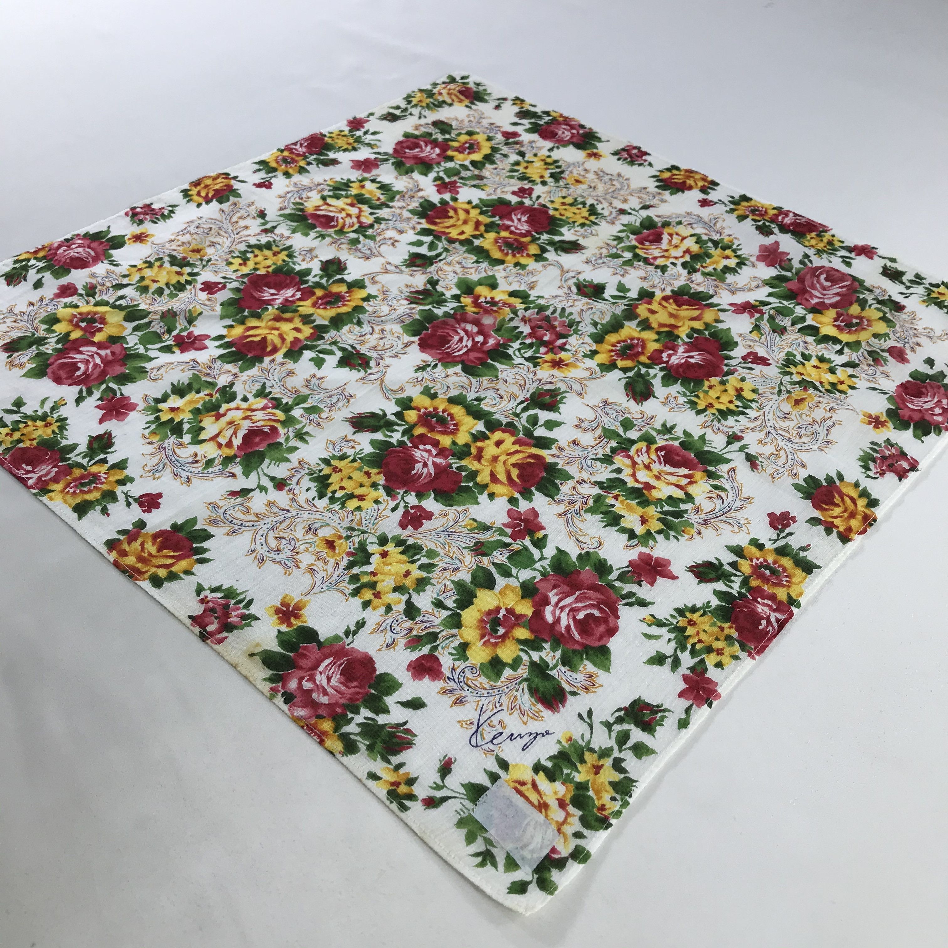 Kenzo × Vintage Kenzo Bandana / Handkerchief / Neckerchief - S1095 Size ONE SIZE - 2 Thumbnail