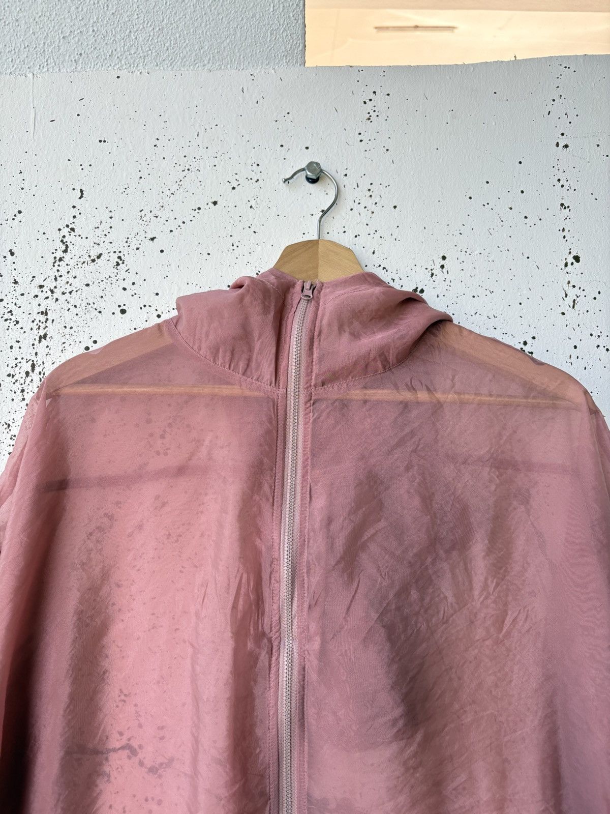 Japanese Brand Rare‼️ Helm Sheer Pink Windbreaker Hoodie Jacket Size US M / EU 48-50 / 2 - 2 Thumbnail