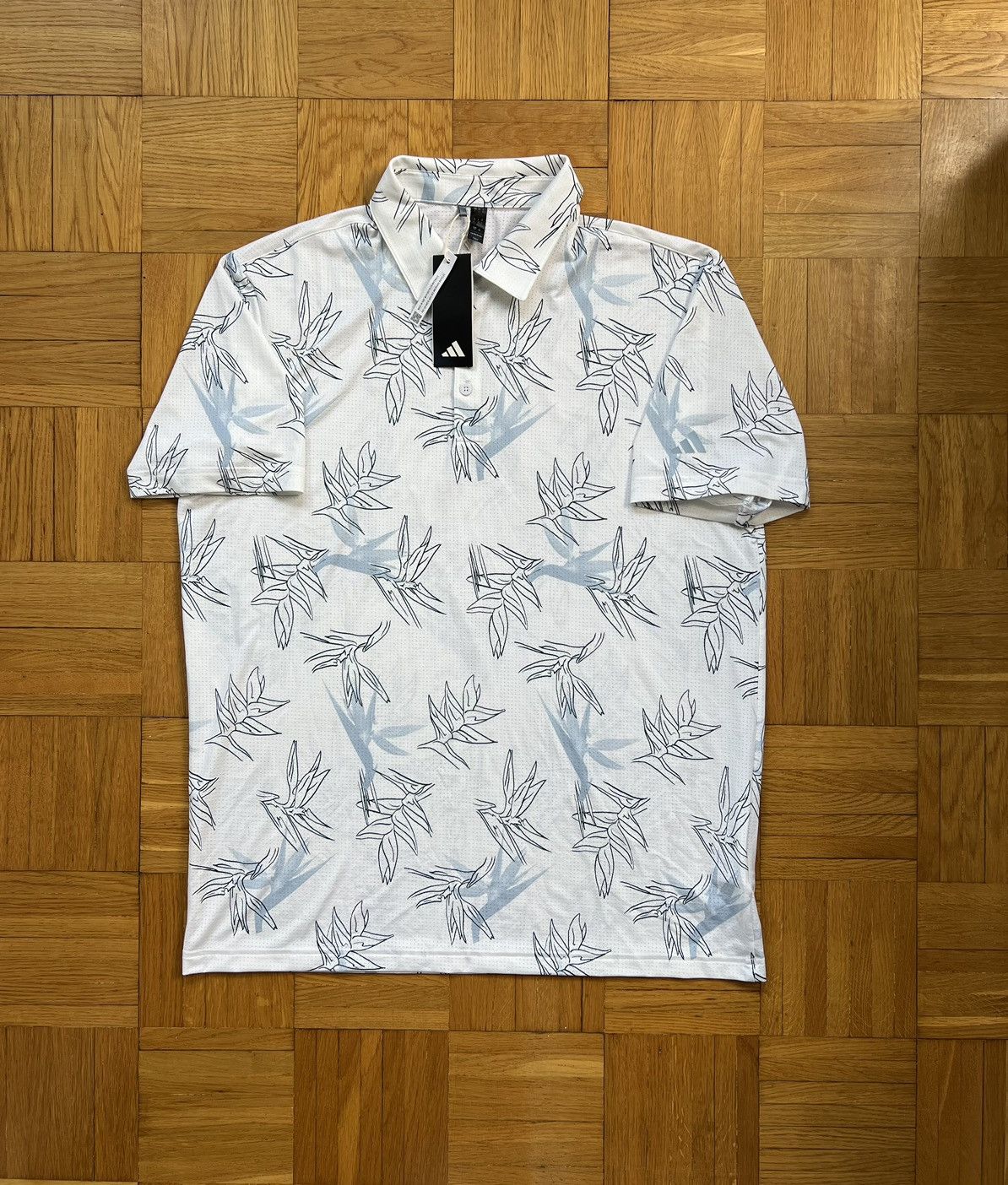 Adidas Polo Shirt Adidas Oasis Mesh New Width Tag Size US L / EU 52-54 / 3 - 1 Thumbnail
