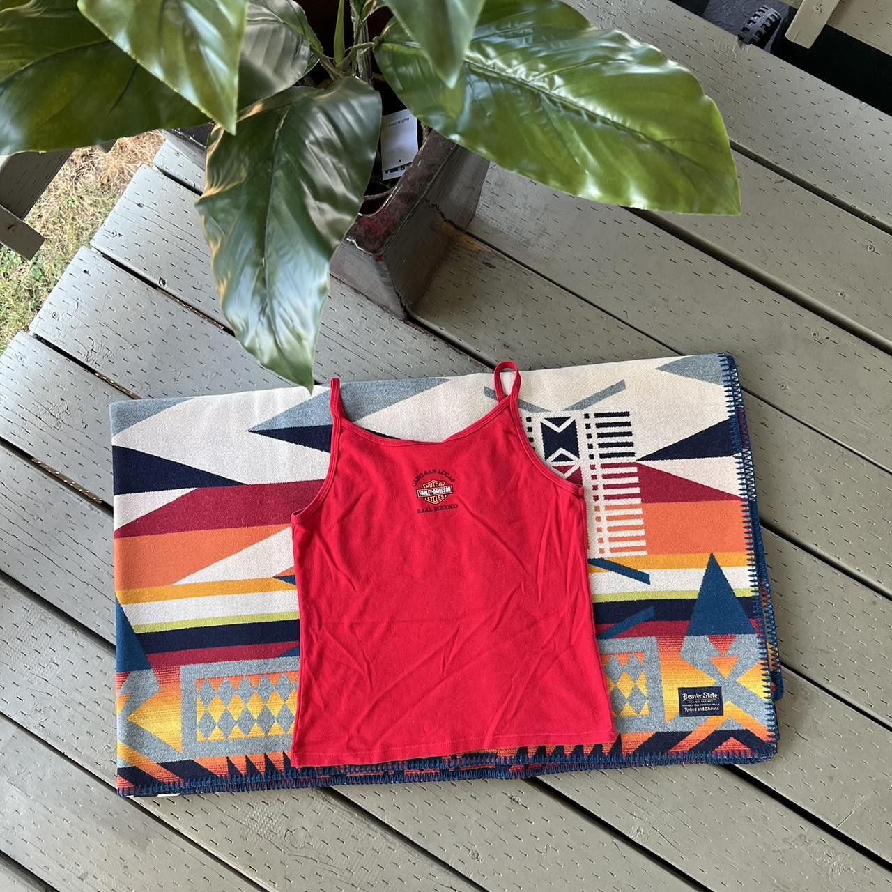 Harley Davidson Vintage Harley Davidson Tank Y2K 90s Americana Biker Grunge Size L / US 10 / IT 46 - 2 Thumbnail