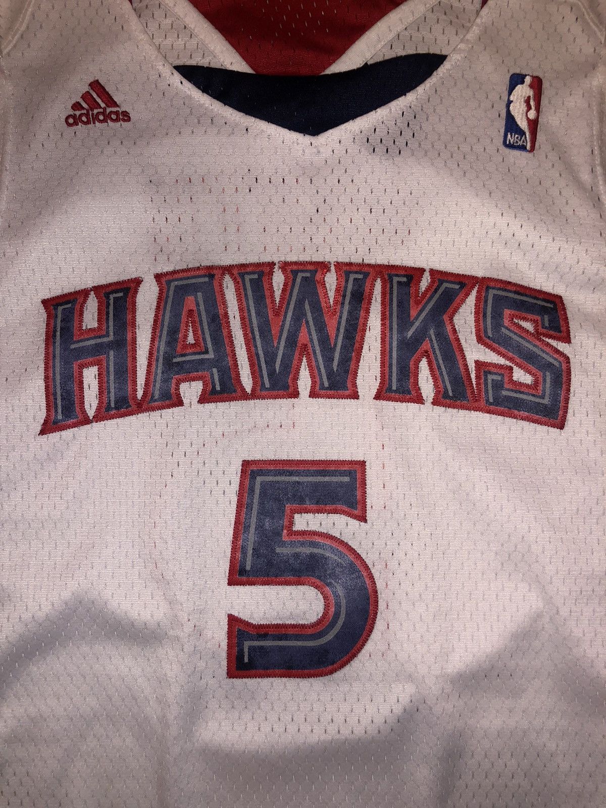Adidas × NBA Atlanta Hawks Josh Smith Adidas Swingman Home Jersey Size US XL / EU 56 / 4 - 3 Thumbnail