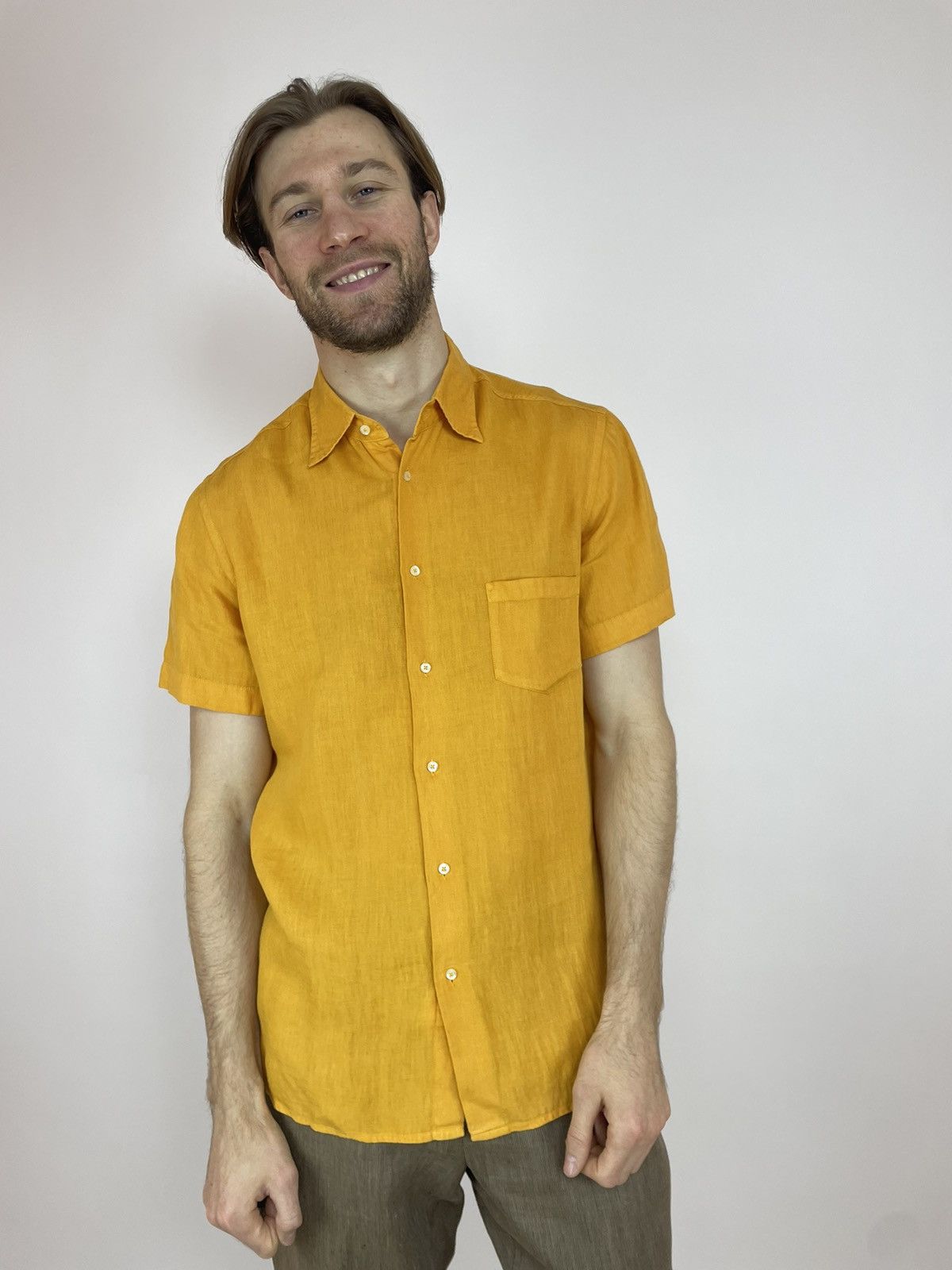 Etro ETRO linen Shirt Short sleeve Mens size XL Size US L / EU 52-54 / 3 - 2 Thumbnail
