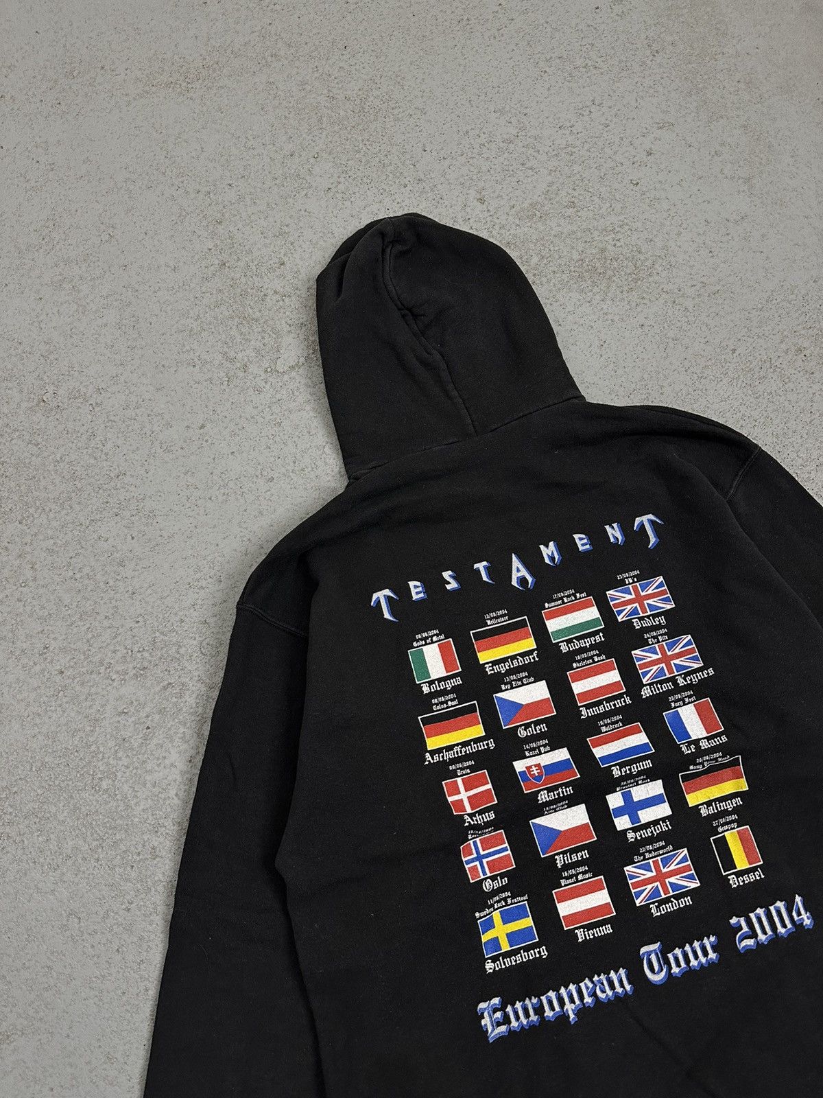 Band Tees Testament 2004 Tour Hoodie Size US XL / EU 56 / 4 - 10 Thumbnail