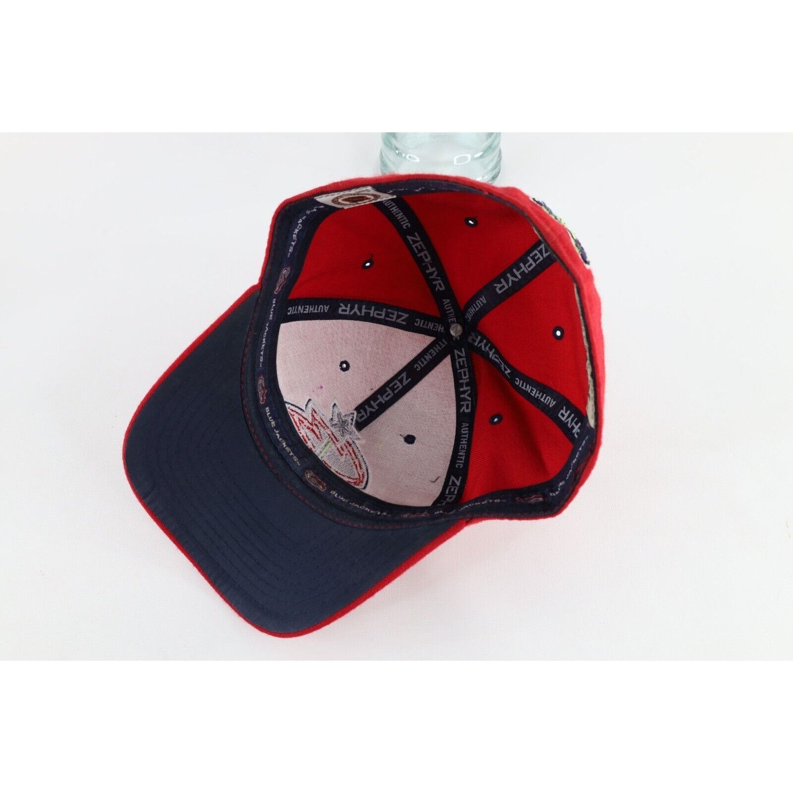 Vintage Vintage Y2K Columbus Blue Jackets Hockey Fitted Hat Size ONE SIZE - 6 Thumbnail