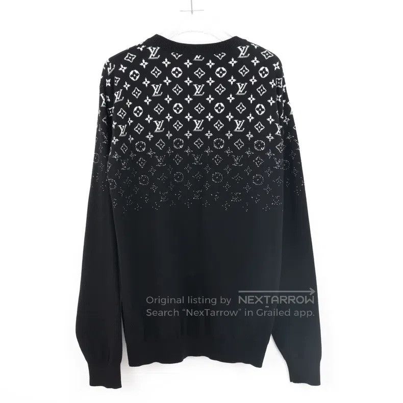 Louis Vuitton Louis Vuitton FW23 Gradient Logo Crewneck Sweatshirt Size US L / EU 52-54 / 3 - 3 Thumbnail