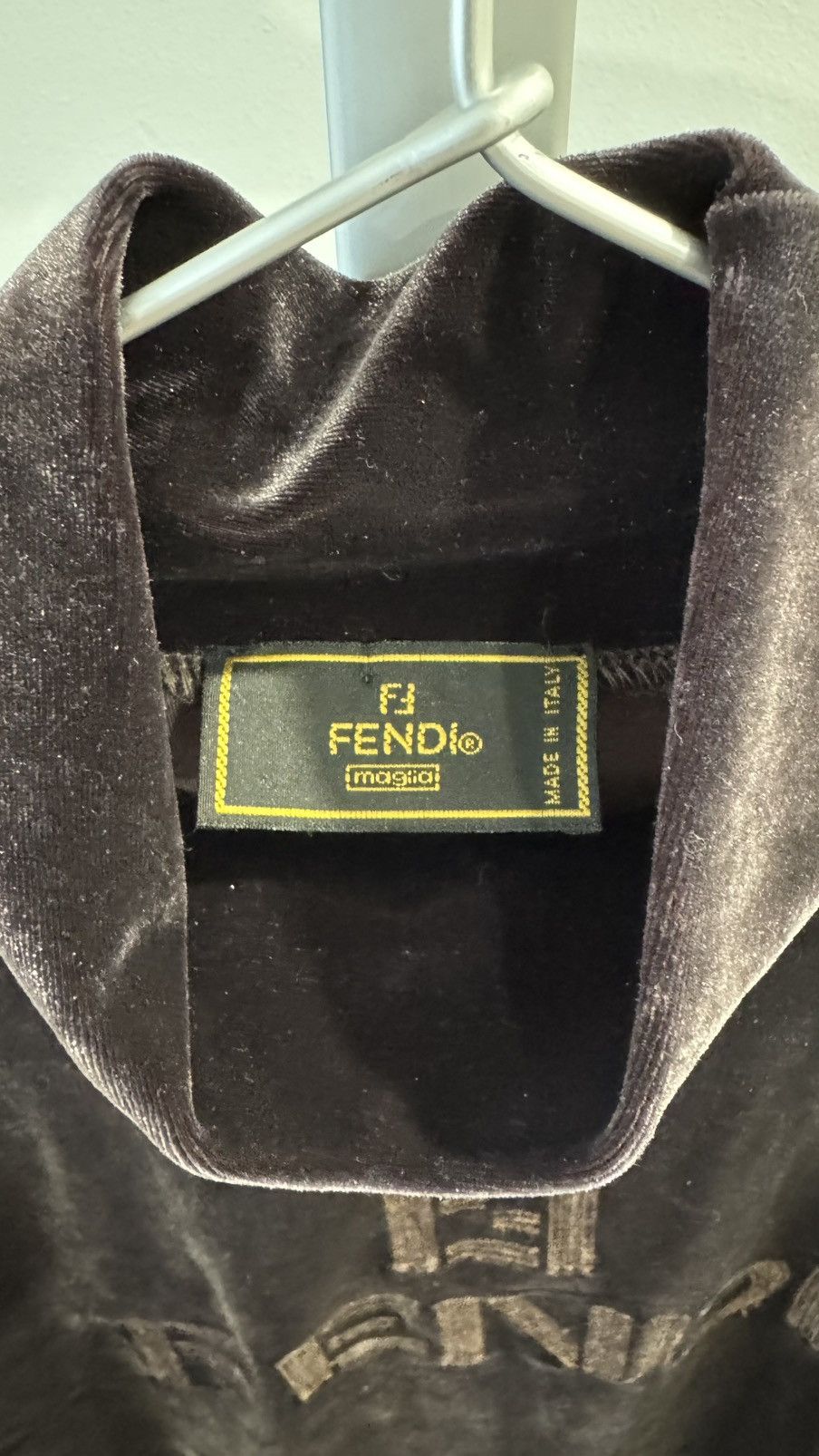 Fendi Vintage Fendi Velvet Turtleneck Size S / US 4 / IT 40 - 7 Thumbnail