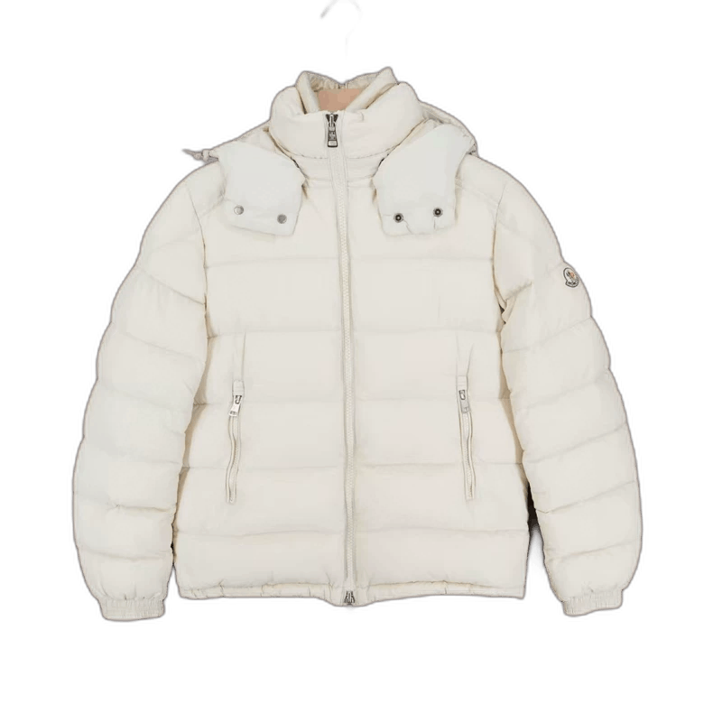 Moncler Moncler Beige Down Jacket with Detachable Hood Size US S / EU 44-46 / 1 - 1 Thumbnail