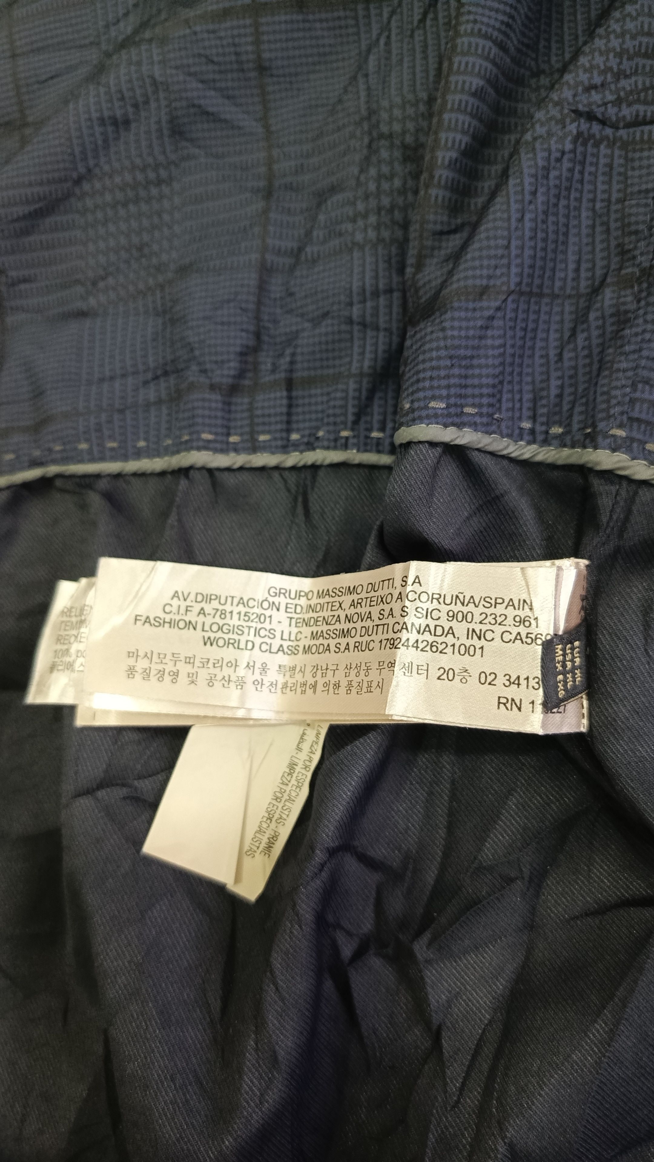 Massimo Dutti Men's Massimo Dutti Quilted Leather Jacket Size US XL / EU 56 / 4 - 4 Thumbnail