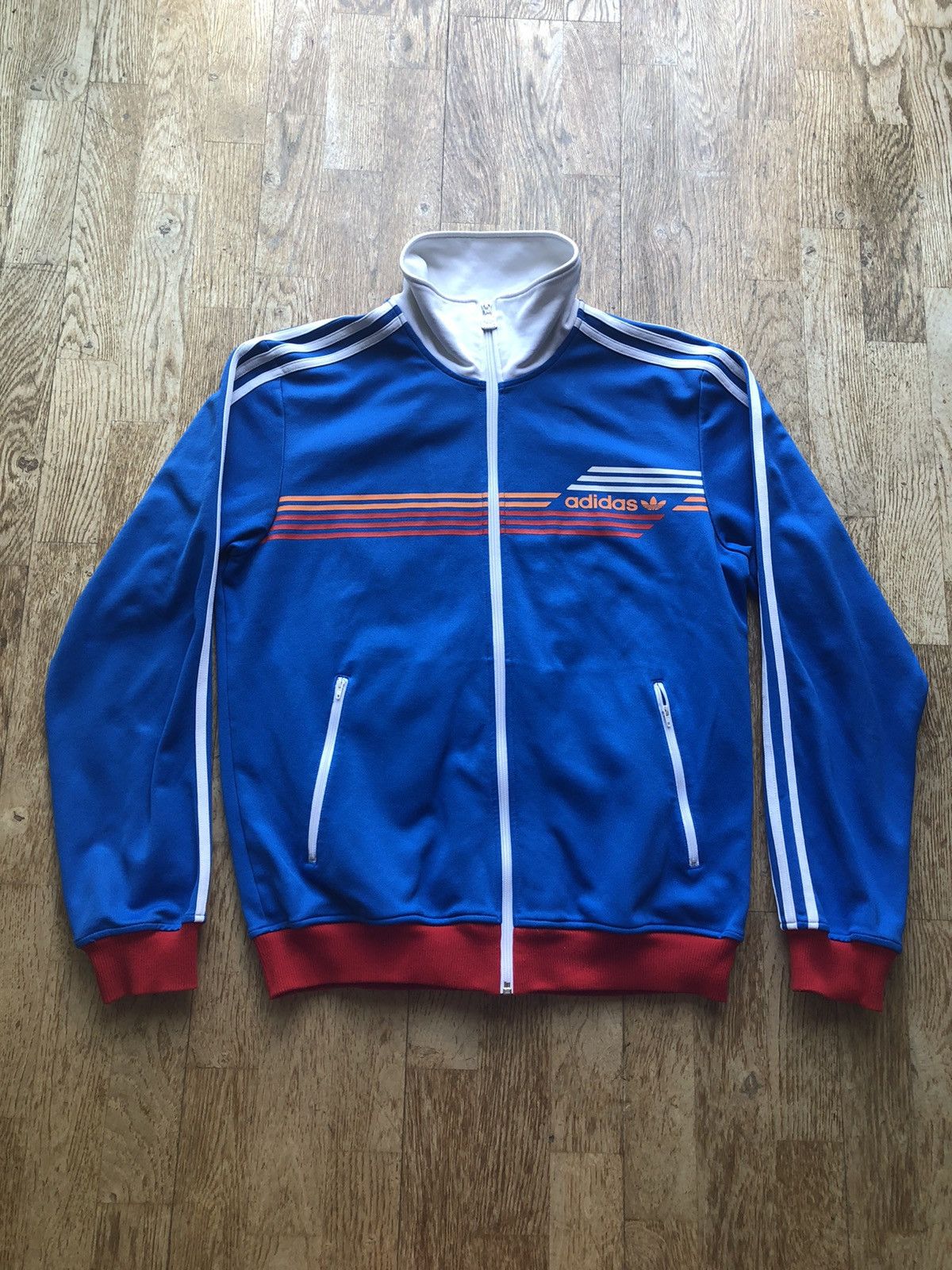 Adidas × Vintage ADIDAS RETRO VINTAGE ZIP SWEATSHIRT Size US L / EU 52-54 / 3 - 1 Thumbnail