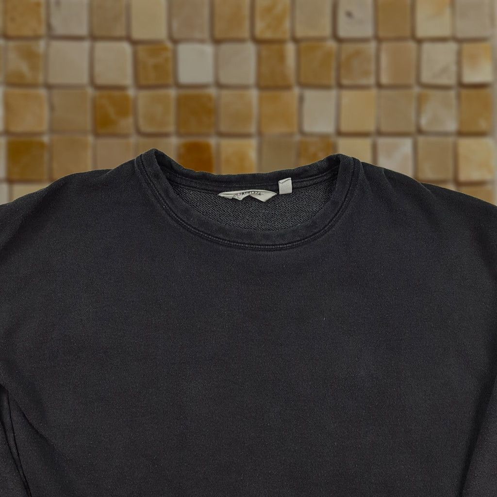 Athleta Athleta Womens XS Black Side Zip Crewneck Sweatshirt Athleta Shirt Adult XS Black Athletic Retro Size XS / US 0-2 / IT 36-38 - 1 Thumbnail
