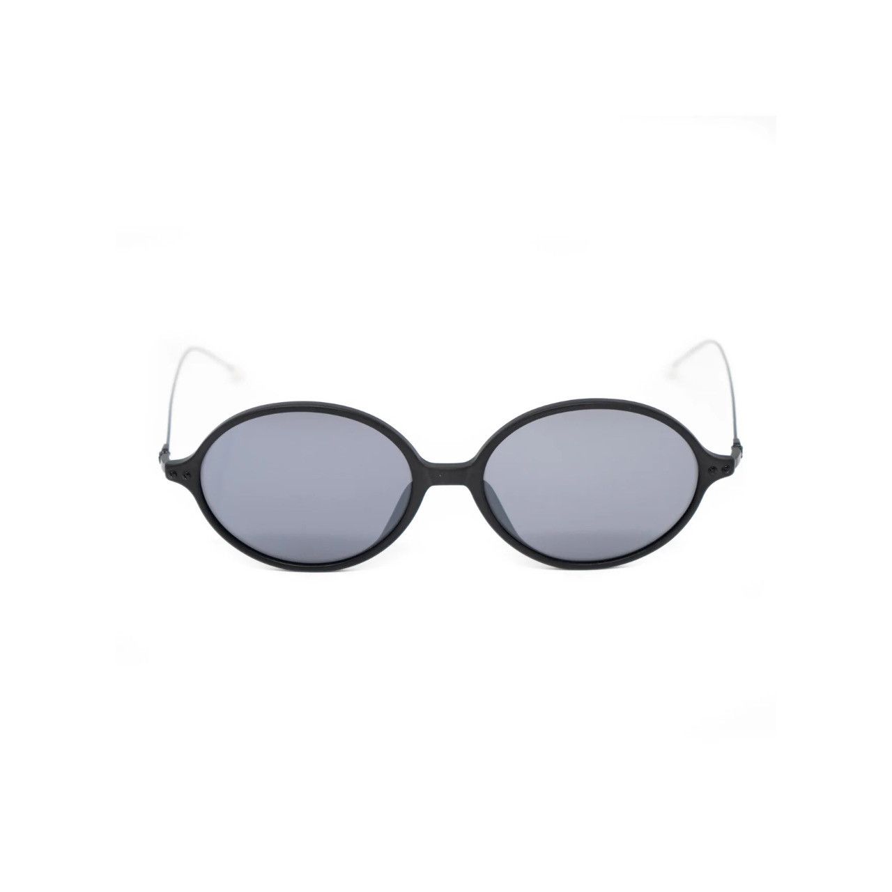 Ann Demeulemeester Ann Demeulemeester Sunglasses Oval Matte Black and Grey Size ONE SIZE - 2 Thumbnail