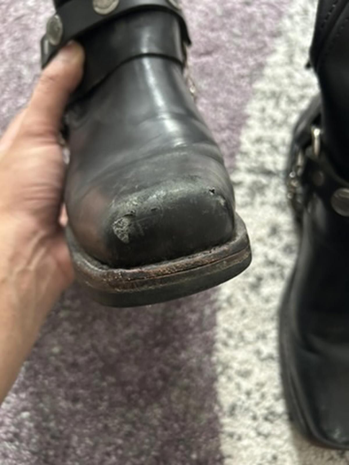 Harley Davidson Vintage Harley-Davidson Black Leather Harness Boots Size US 9 / IT 39 - 8 Thumbnail