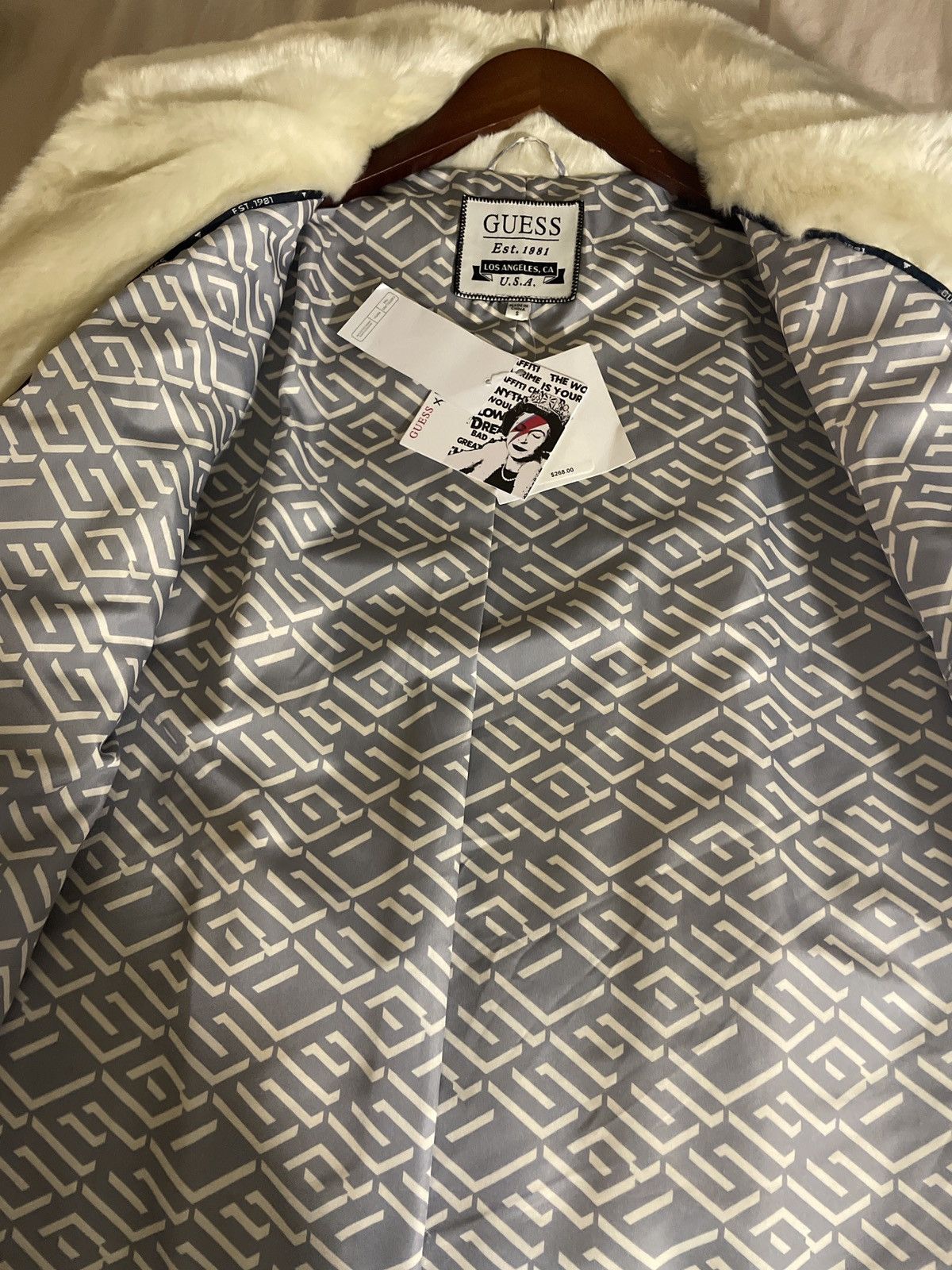 Guess Guess man Faux Fur Jacket Size US S / EU 44-46 / 1 - 2 Thumbnail