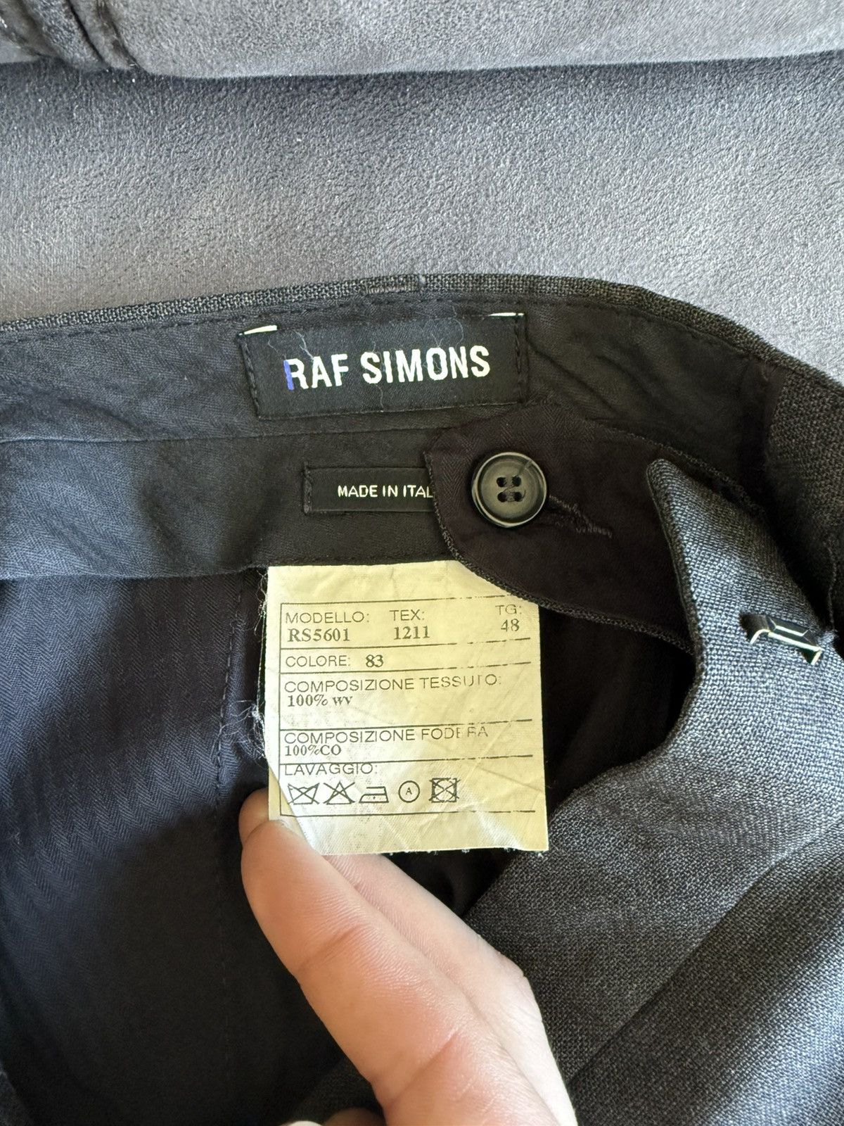 Raf Simons Raf Simons Classic Wool Trousers Size US 32 / EU 48 - 4 Thumbnail