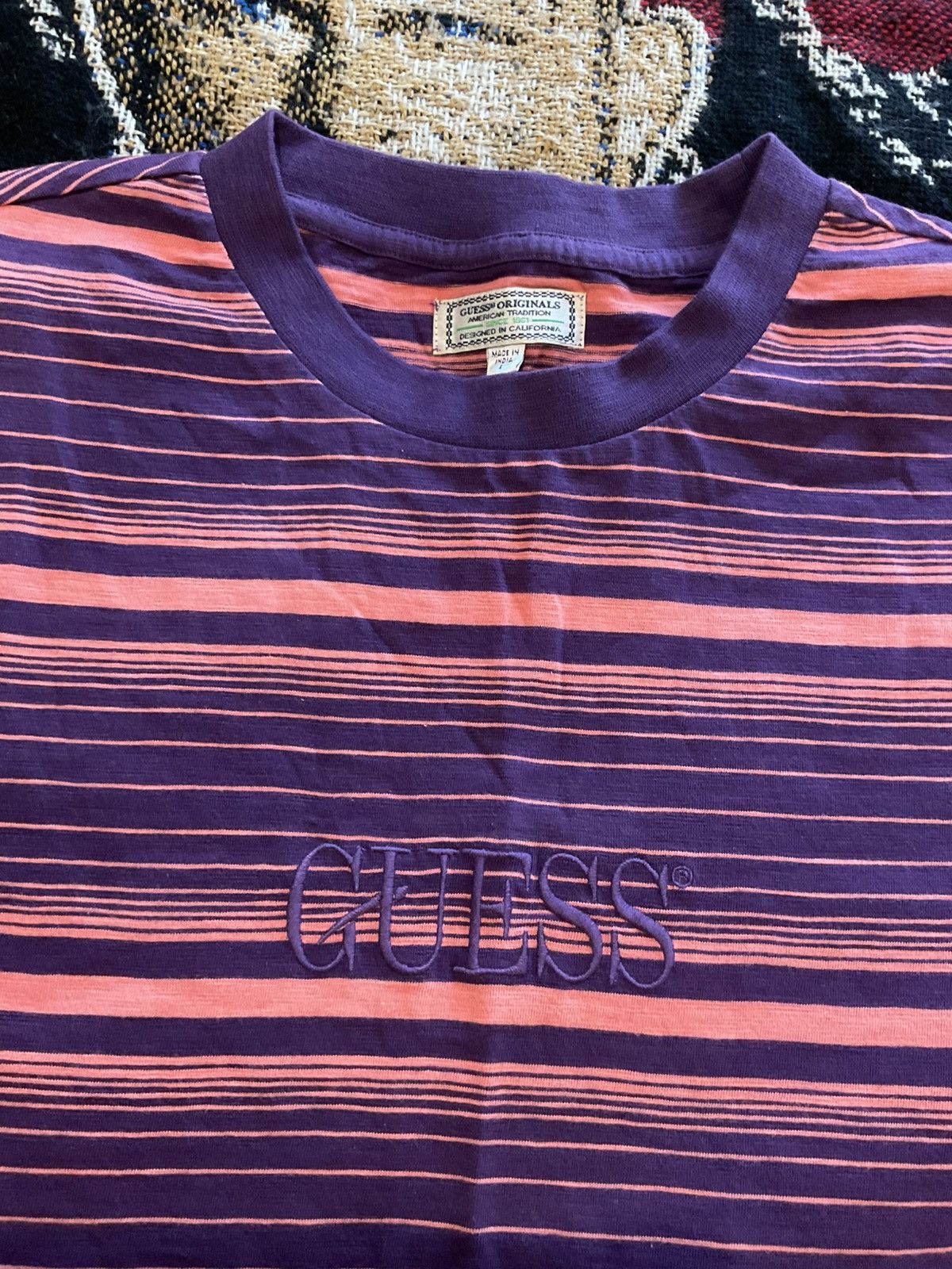 Guess Guess originals stripped shirt size large Size US L / EU 52-54 / 3 - 2 Thumbnail