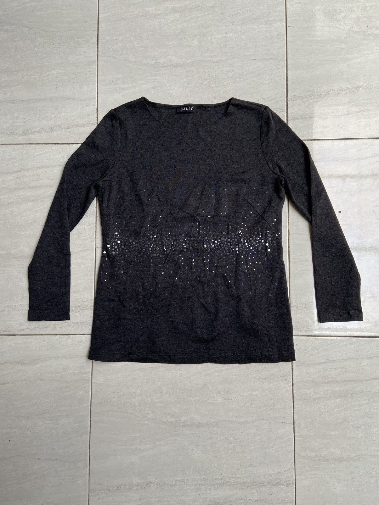 Bally BALLY Long Sleeve T-shirt Size US S / EU 44-46 / 1 - 1 Thumbnail
