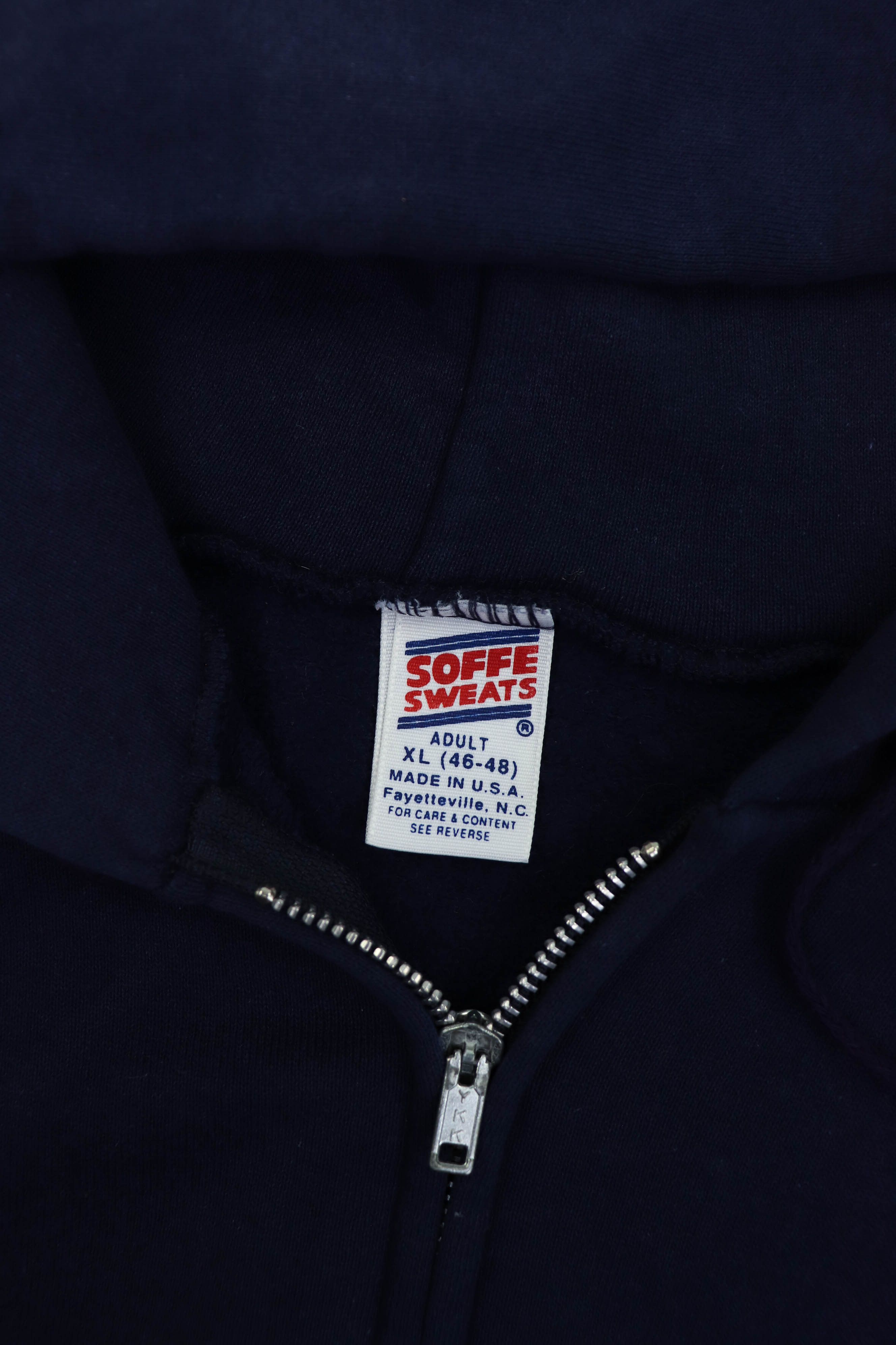 Soffe 70-80s Vintage Made in U.S.A. Soffe Sweats Zip Hoodie Size US XL / EU 56 / 4 - 9 Thumbnail
