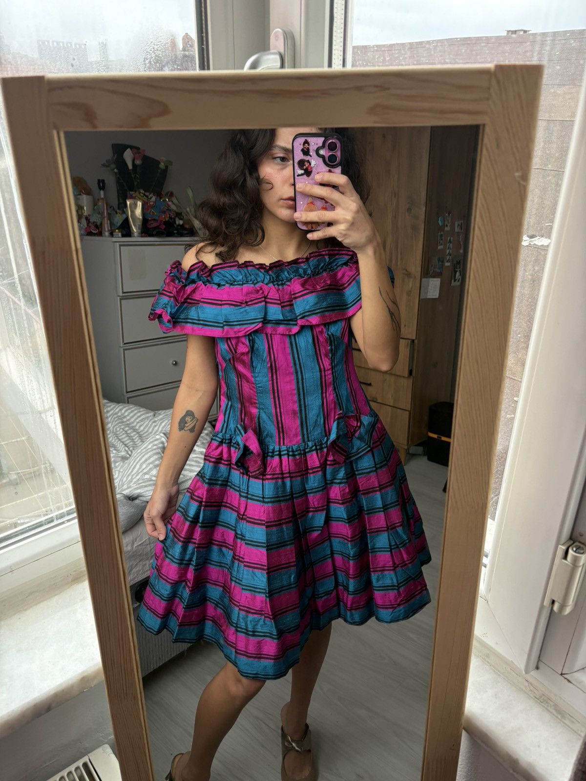 Vintage Vintage dress Size M / US 6-8 / IT 42-44 - 2 Thumbnail