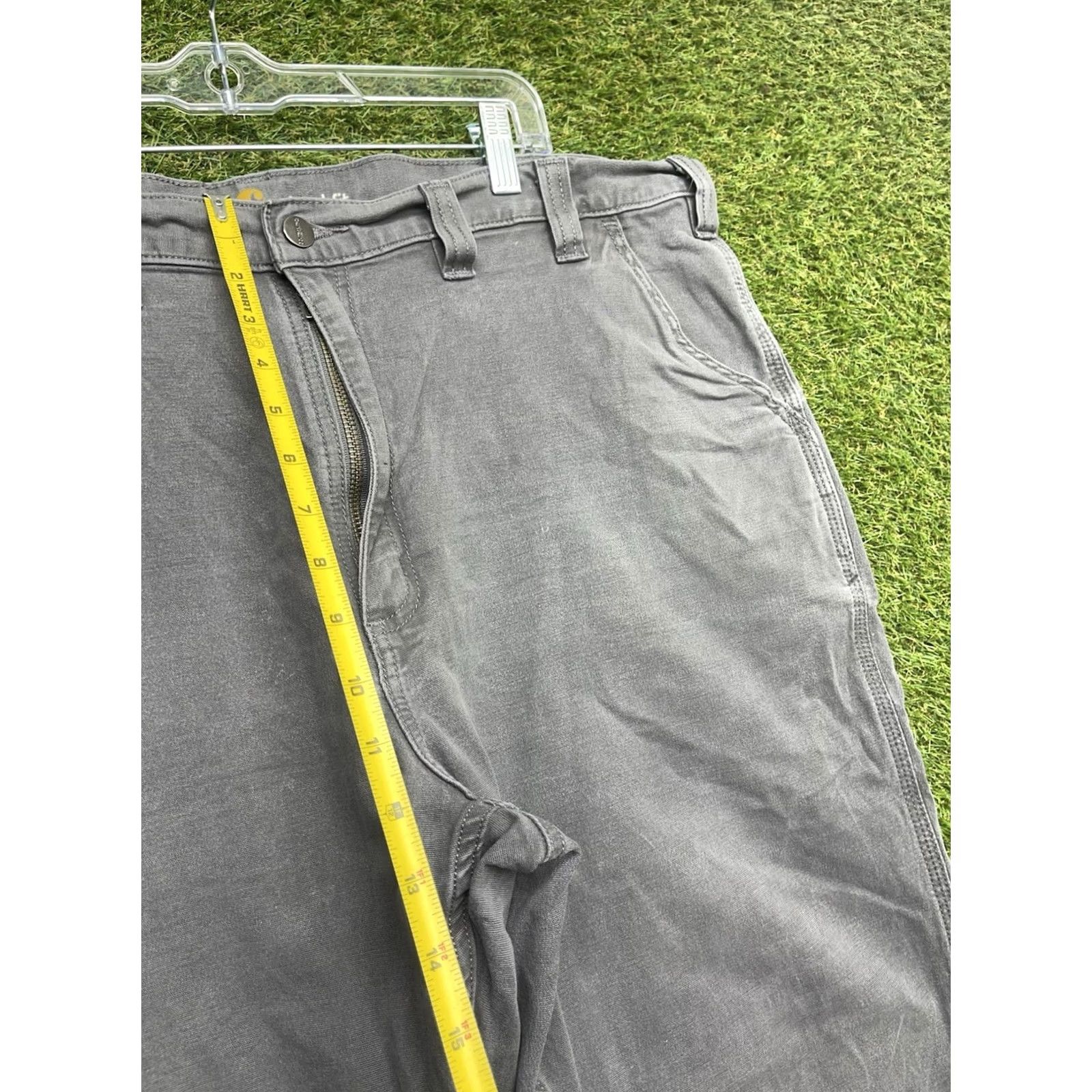 Carhartt Carhartt Flame Resistant Pants Mens 44x30 Workwear FRB159 DNY Canvas Gray Regular Straight 5-Pocket Carpenter USA Mens Size US 44 / EU 60 - 5 Thumbnail
