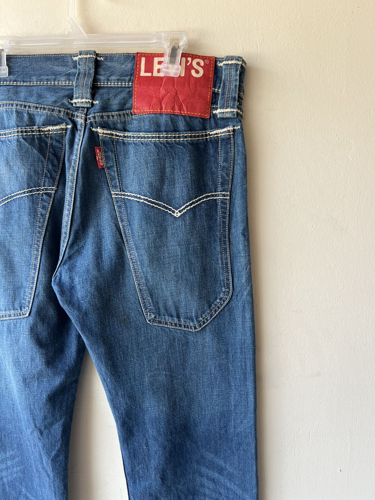 Levi's Vintage 2000s Levi’s RED Large Back Pocket Denim Jeans Size US 33 - 18 Thumbnail