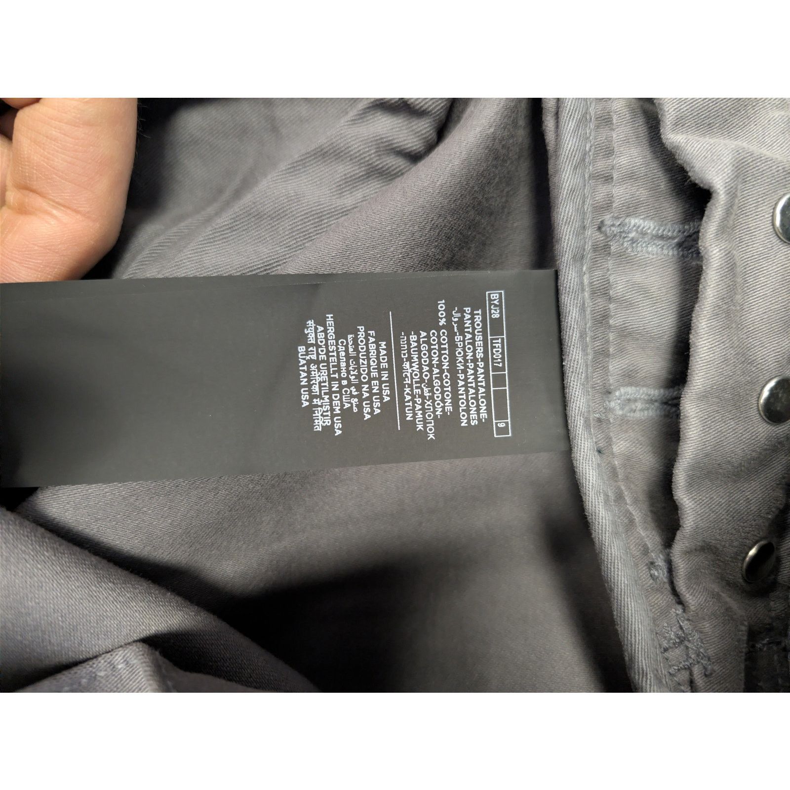 Tom Ford o1rshd1 Tapered Jeans in Grey Size US 34 / EU 50 - 19 Thumbnail