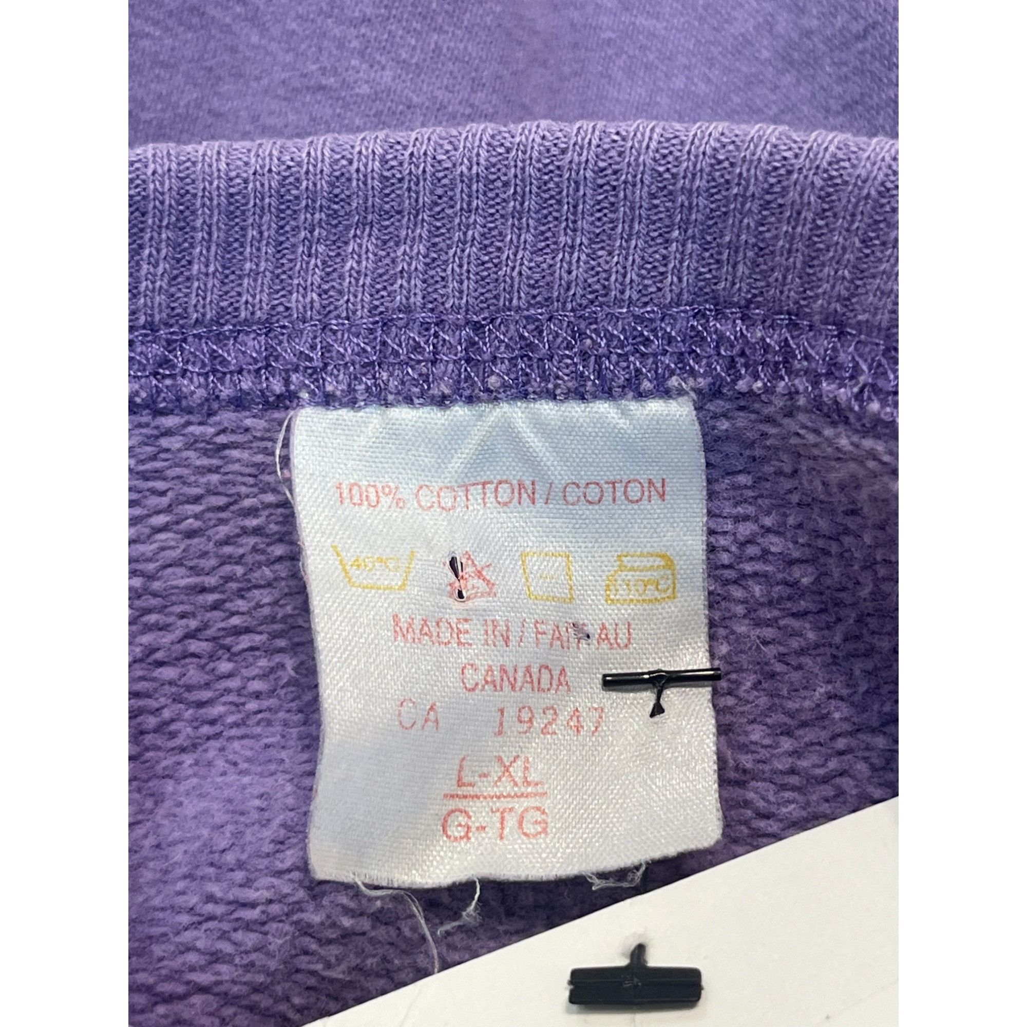 Vintage Vintage Boss Purple Crewneck Size XL / US 12-14 / IT 48-50 - 3 Thumbnail