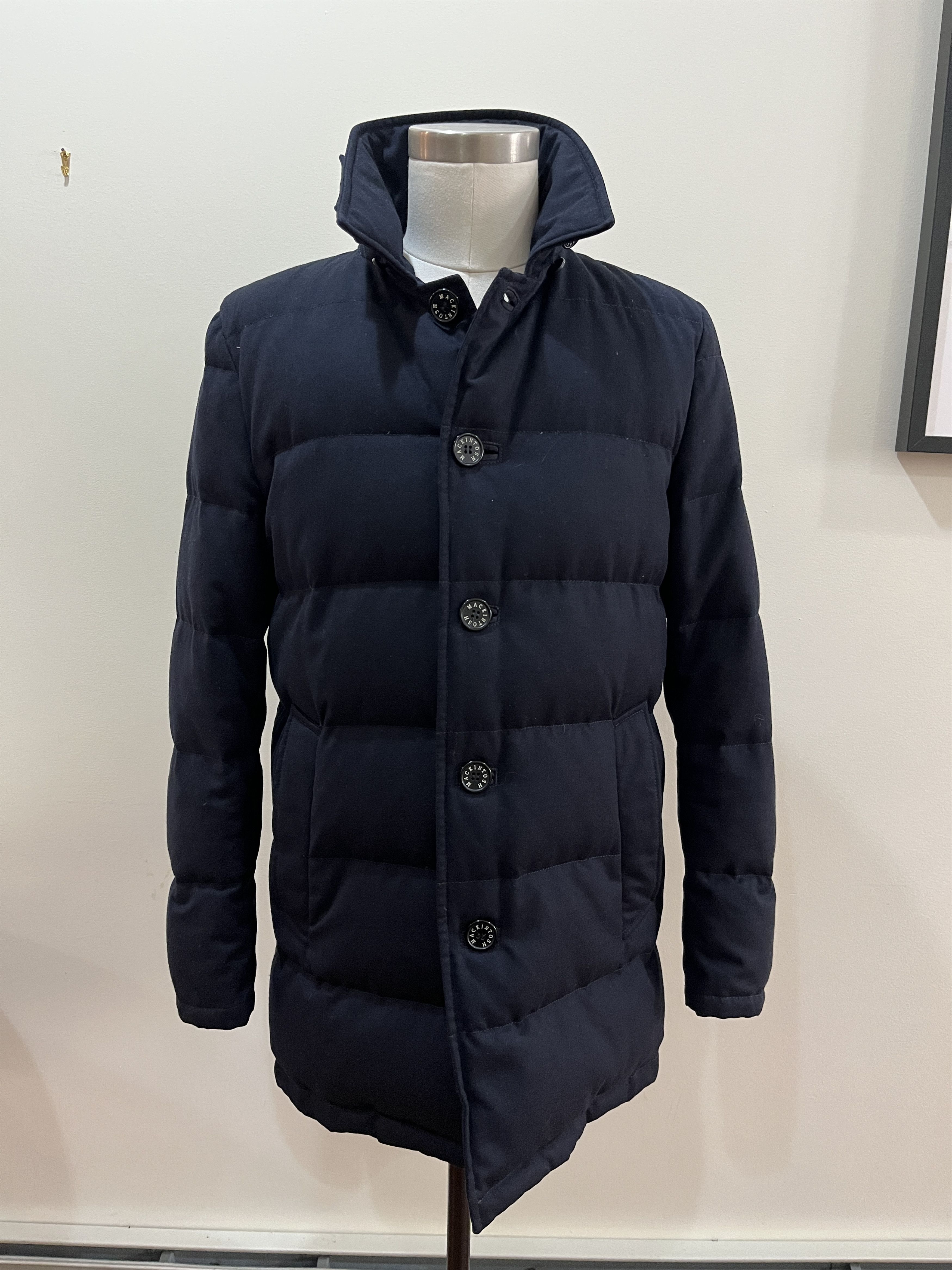 Mackintosh Mackintosh Men's Auchavan Navy Storm System Wool Down Jacket Size US M / EU 48-50 / 2 - 7 Thumbnail