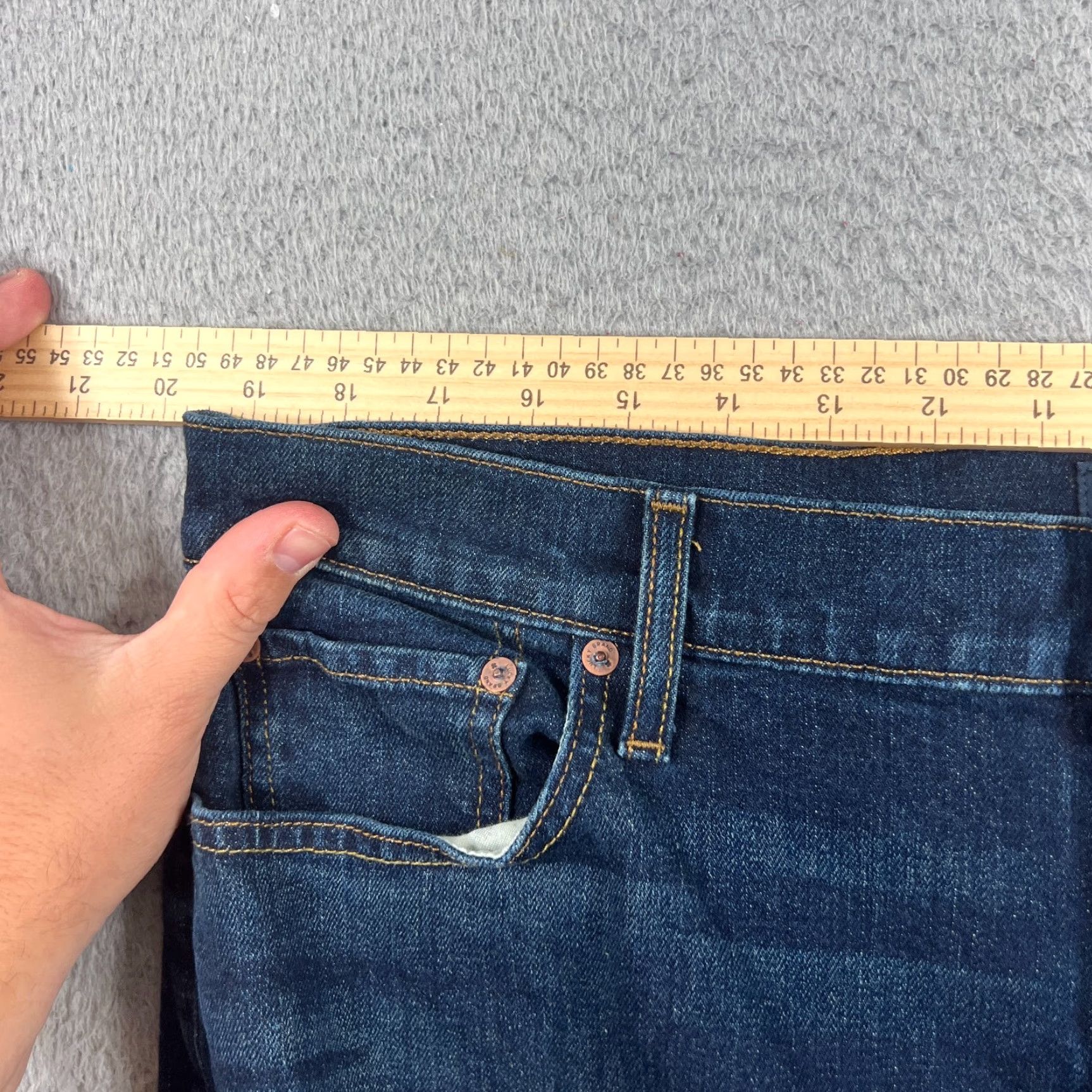 Lucky Brand Lucky Brand 181 Relaxed Fit Jeans Men’s 38x30 Blue Dark Wash Straight Size US 38 / EU 54 - 5 Thumbnail