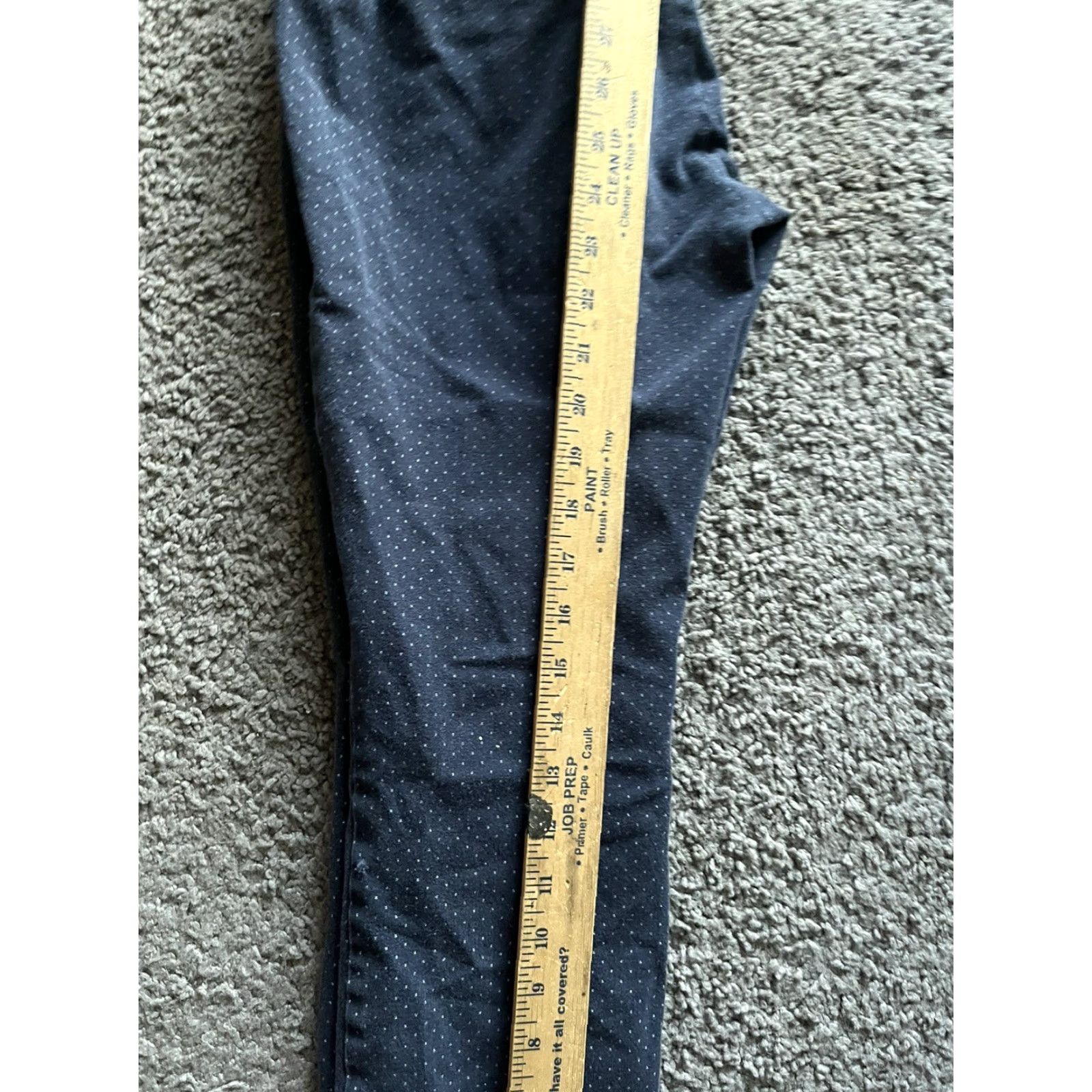 Gap Gap Womens 8 Regular Navy Blue Polka Dot Skinny Ankle Pants Size 30" / US 8 / IT 44 - 6 Thumbnail