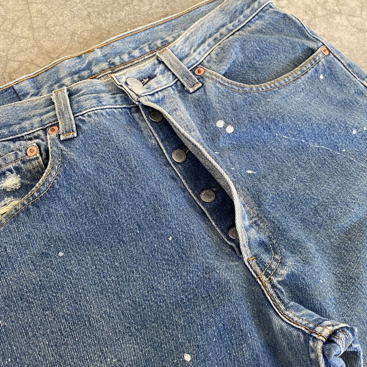 Levi's Vintage Late 80’s Levis 501 Distressed Painter Jeans Size US 33 - 14 Thumbnail
