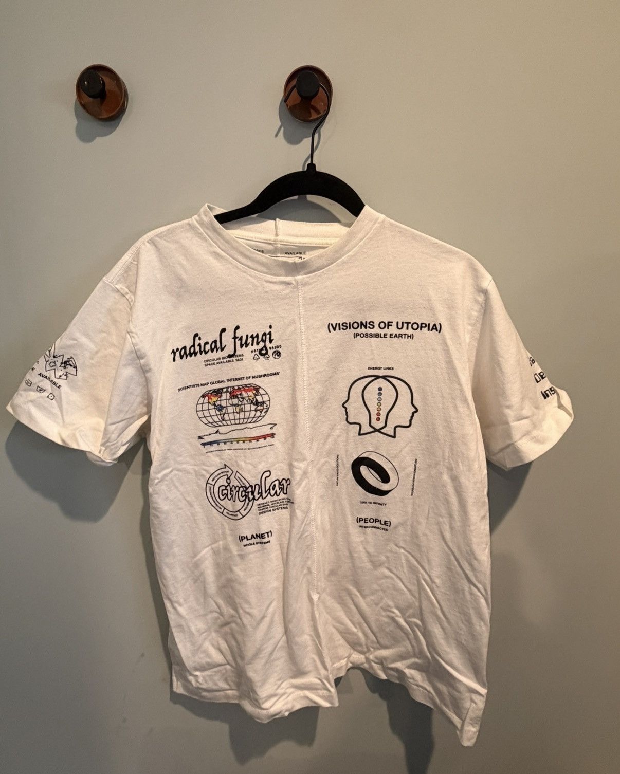 Other Space Available Upcycled T-shirt Size US S / EU 44-46 / 1 - 1 Thumbnail
