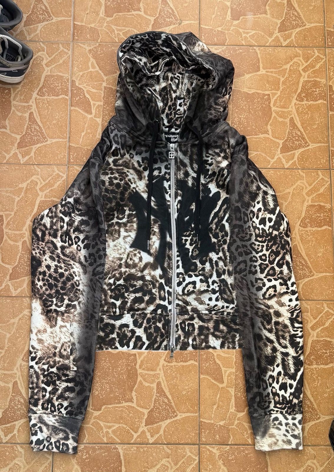 Mowalola x Ksubi Zip Hoodie Cheetah