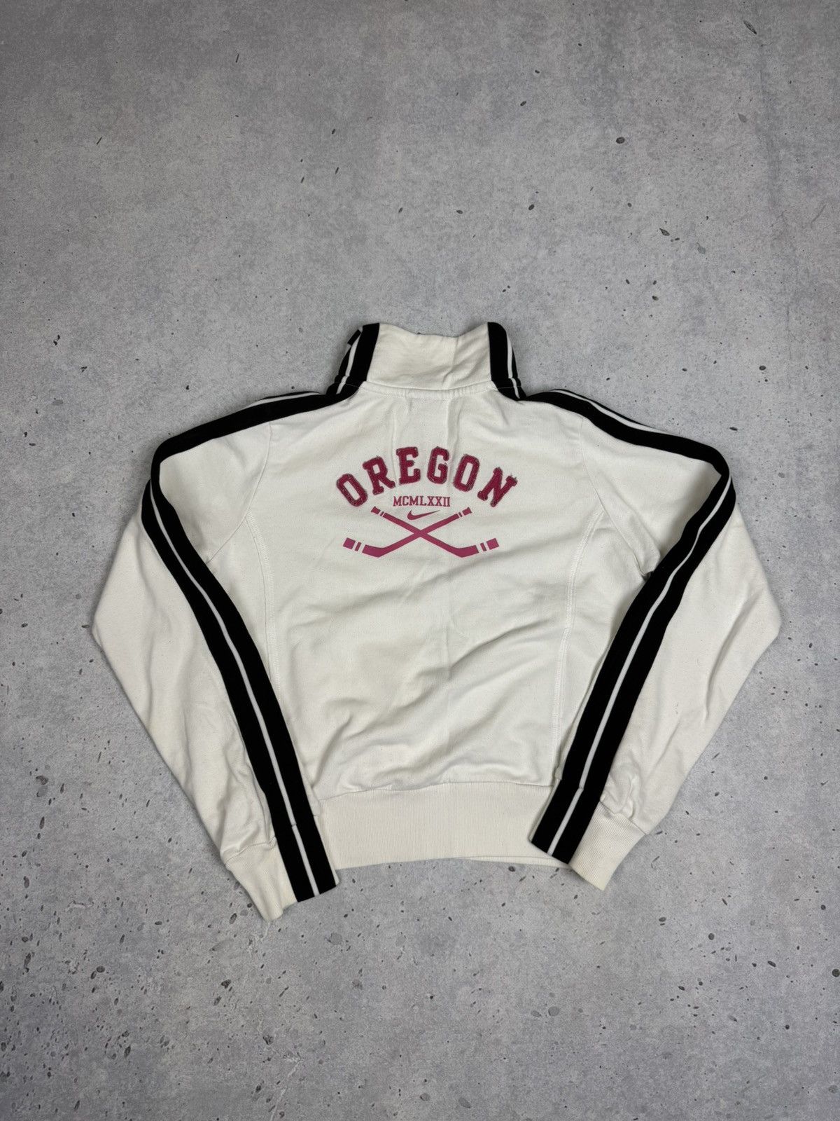 Nike Vintage Nike Small Swoosh Oregon Zip Hoodie Y2K Size M / US 6-8 / IT 42-44 - 3 Thumbnail