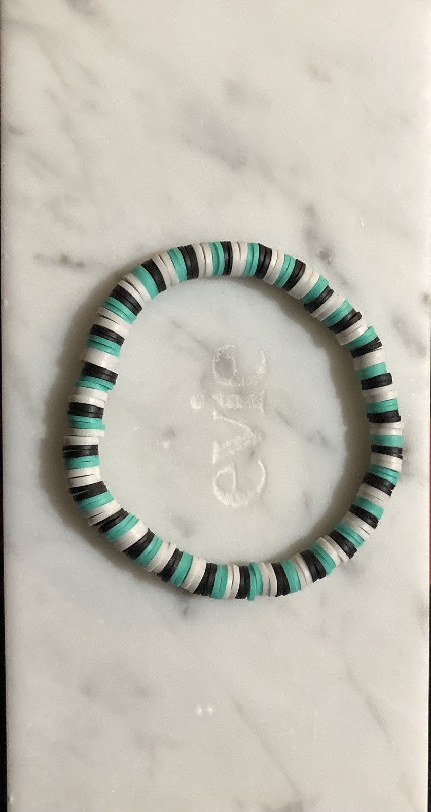 Other Turquoise , white and black heishi bracelet Size ONE SIZE - 1 Preview